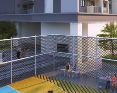 Iconic Harmony — Half basketball court
