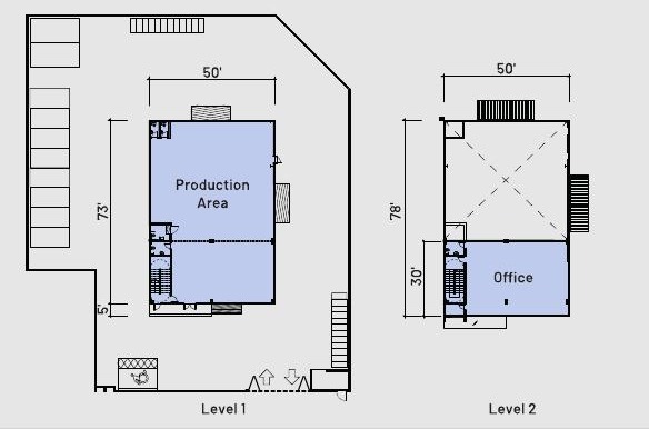 Ideal Business Hub Bungalow factory floor plan