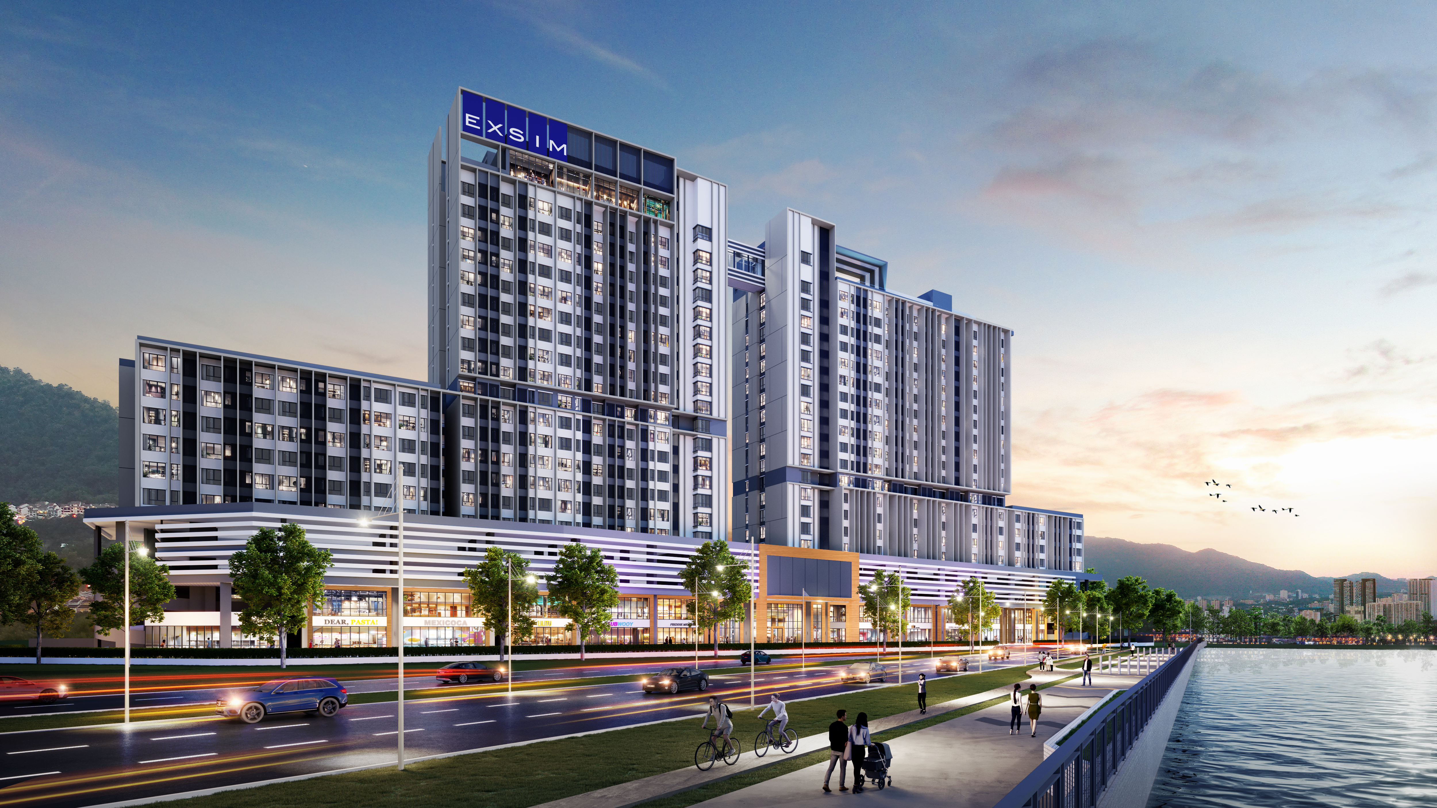 Keeperz Suites building facade — Developer facade artist impression