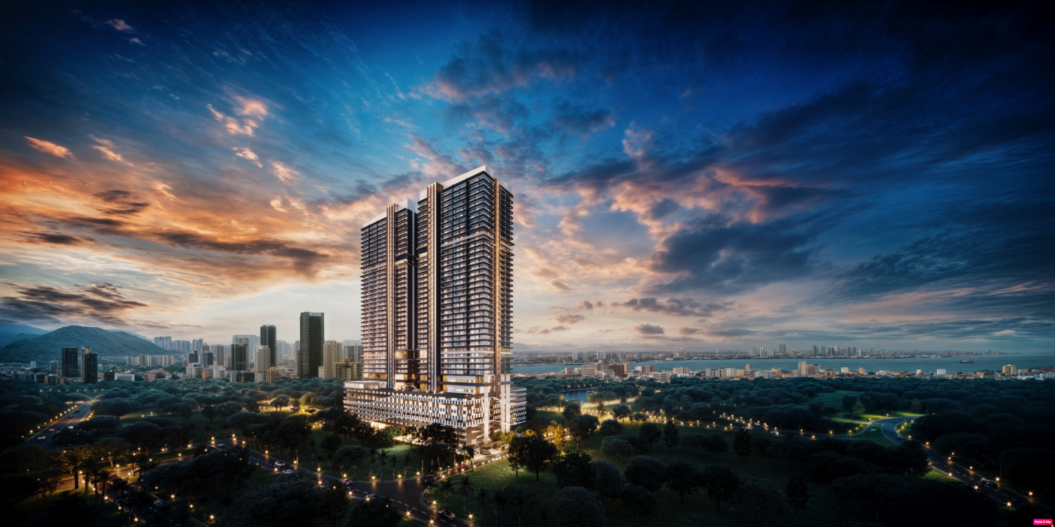 Lumina Residence building facade — Lumina Residence building facade artist impression from project listing