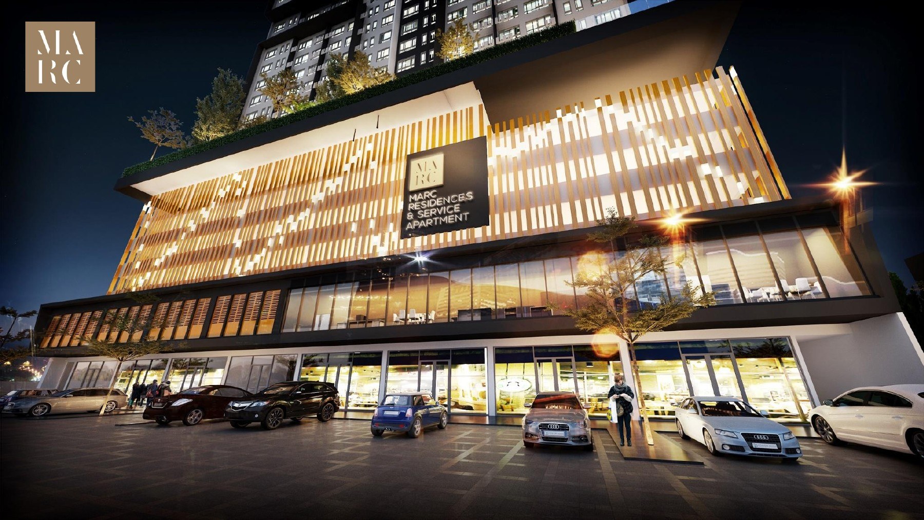 Marc Residences — Building arrival