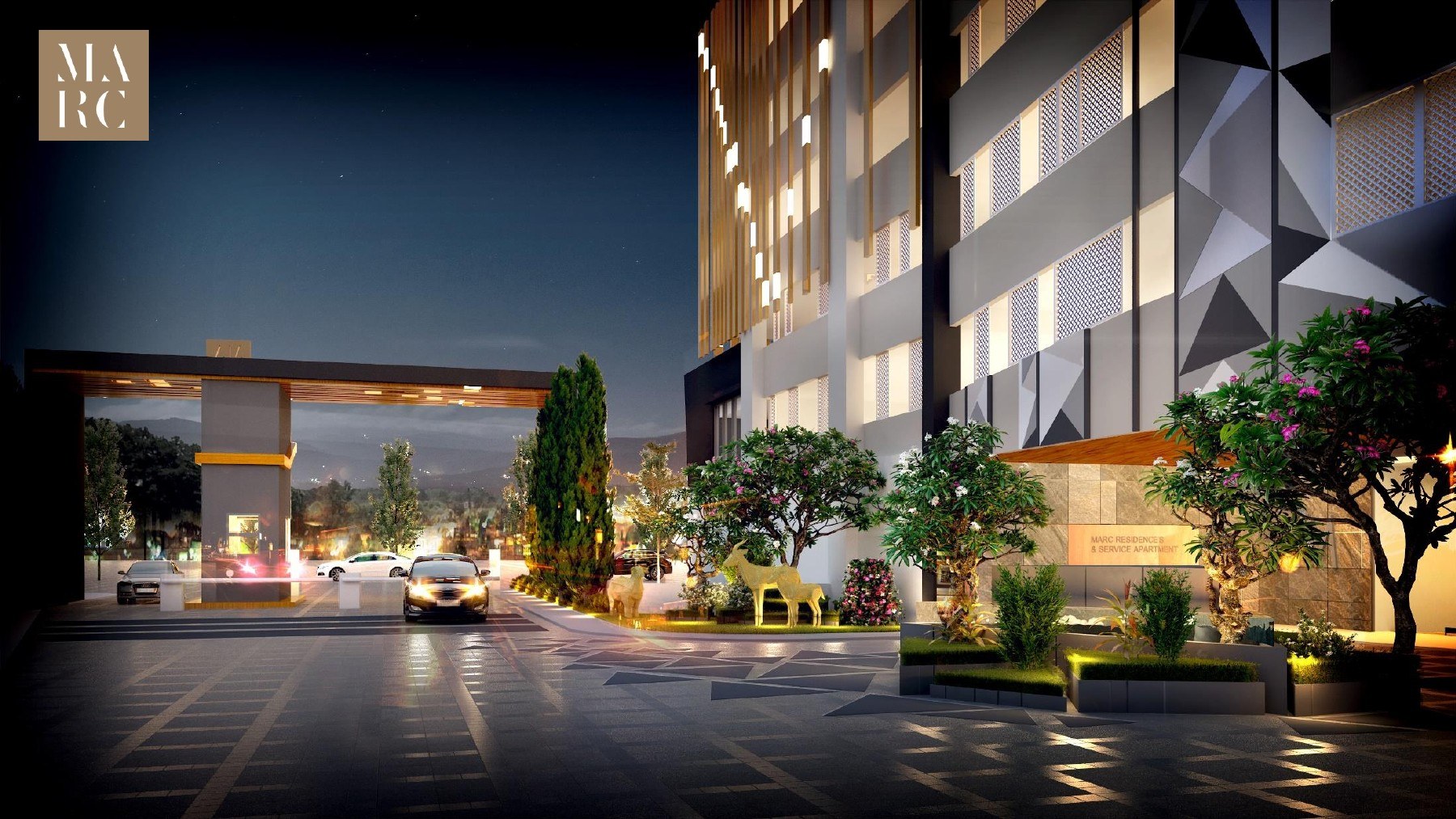 Marc Residences — Drop-off entrance