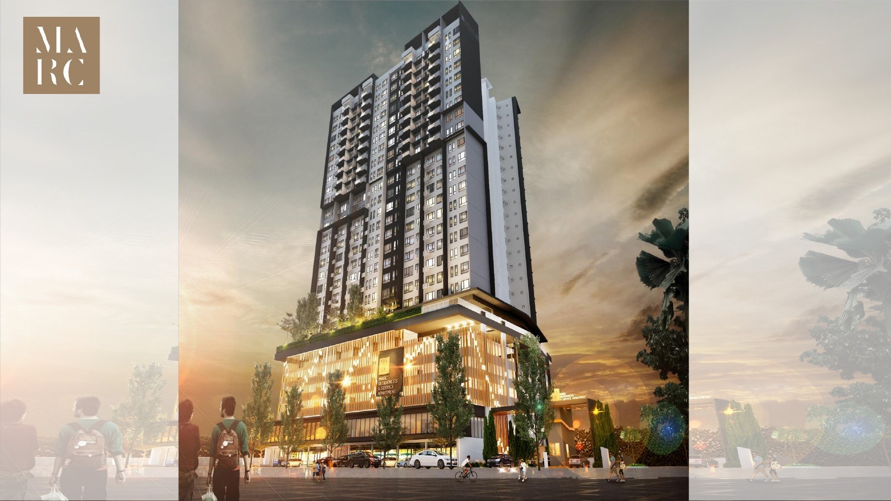 Marc Residences building facade — Developer building-facade artist impression