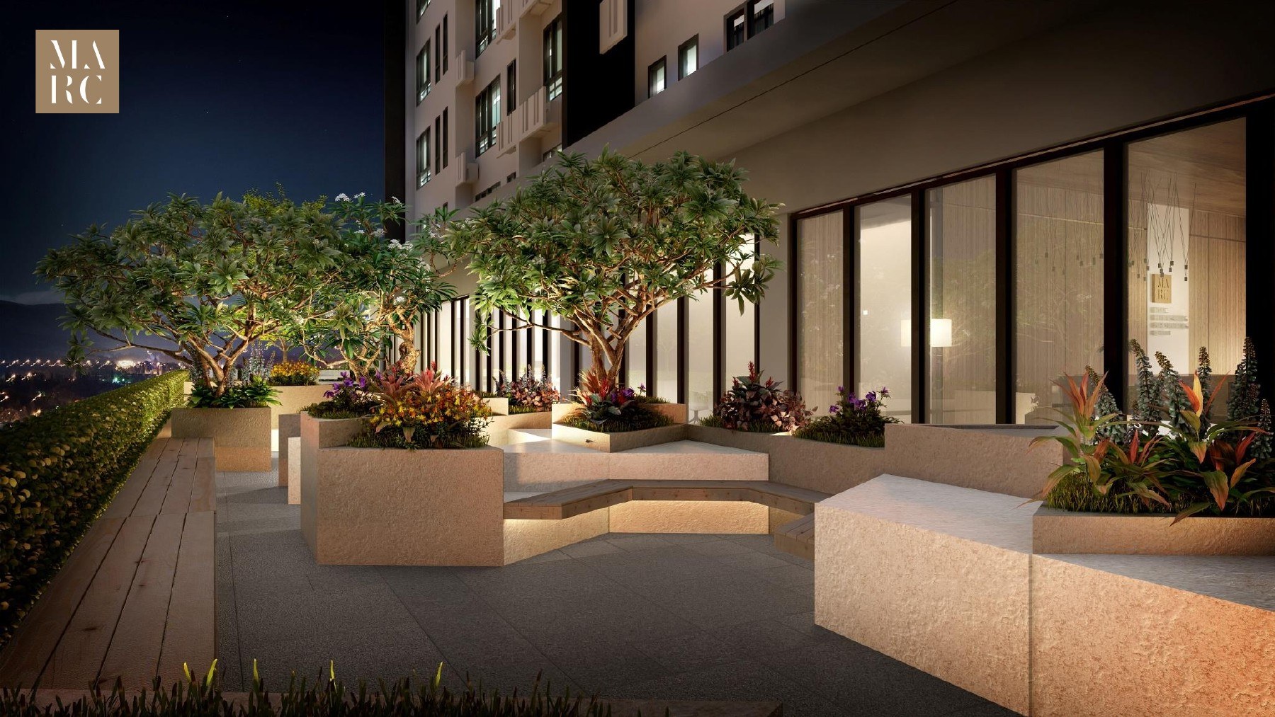 Marc Residences — Landscaped leisure area