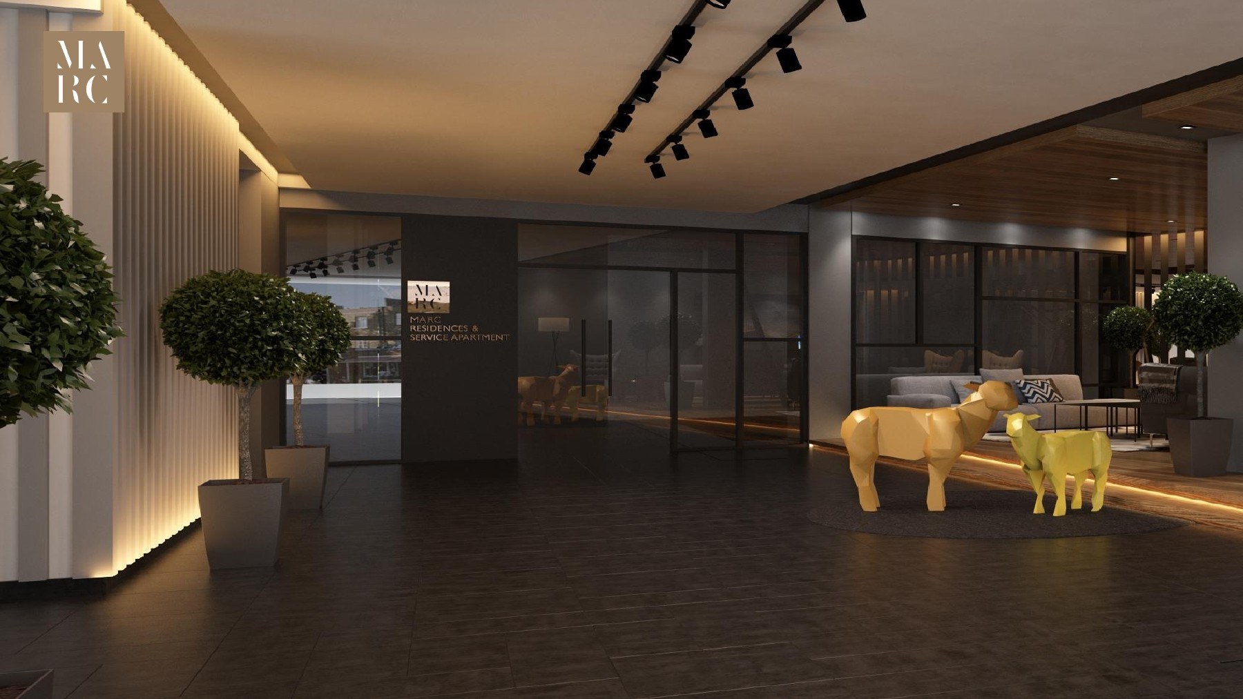 Marc Residences — Residential lobby