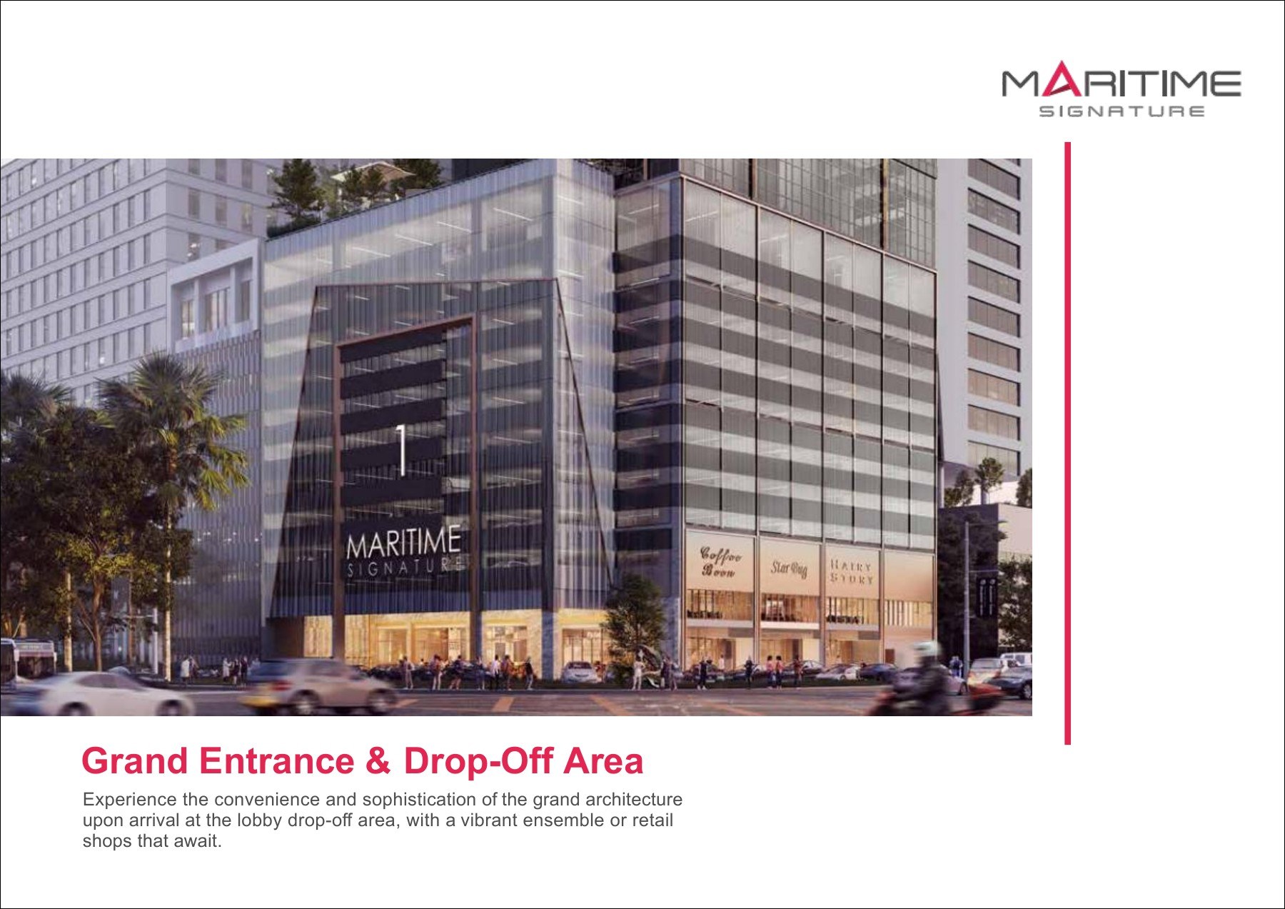Maritime Signature — Waterfront tower exterior