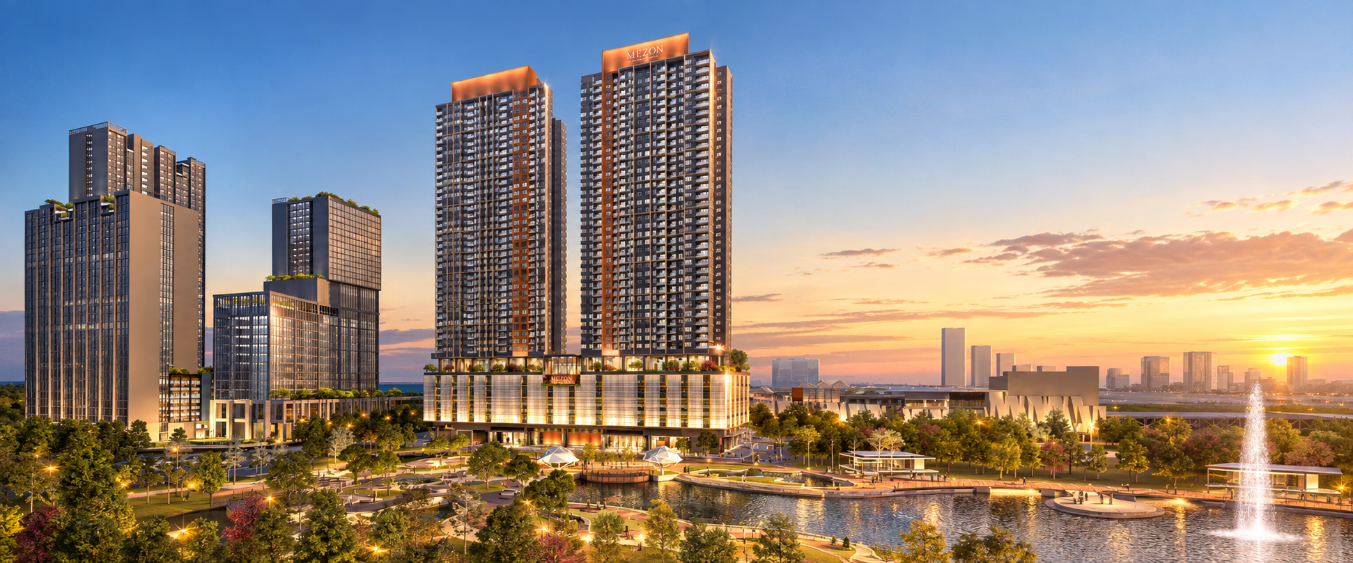 Mezon @ Park Enclave building facade — Project image supplied in the PropIn Project Library