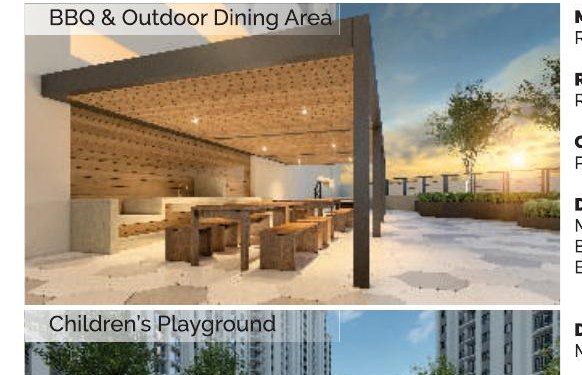 Montview Residences — Barbecue and outdoor dining area