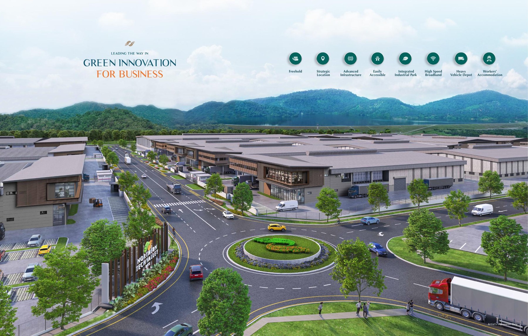 Northern Tech Valley @ BKE — Industrial park arrival