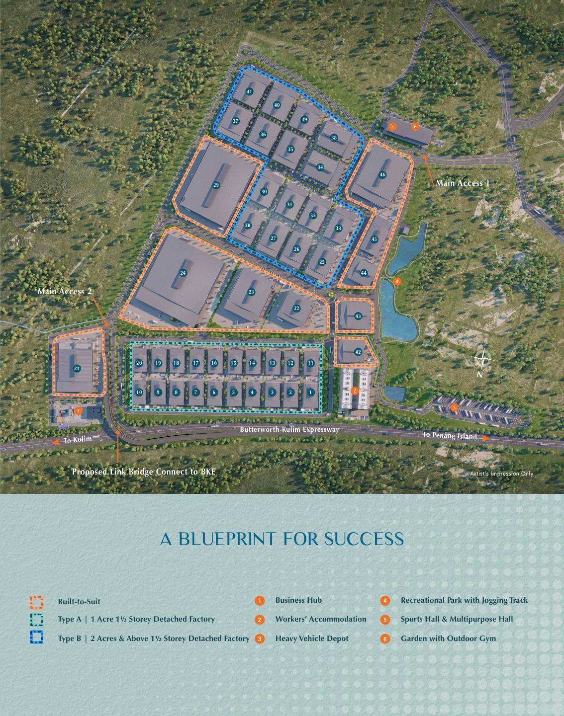 Northern Tech Valley @ BKE — Industrial park masterplan