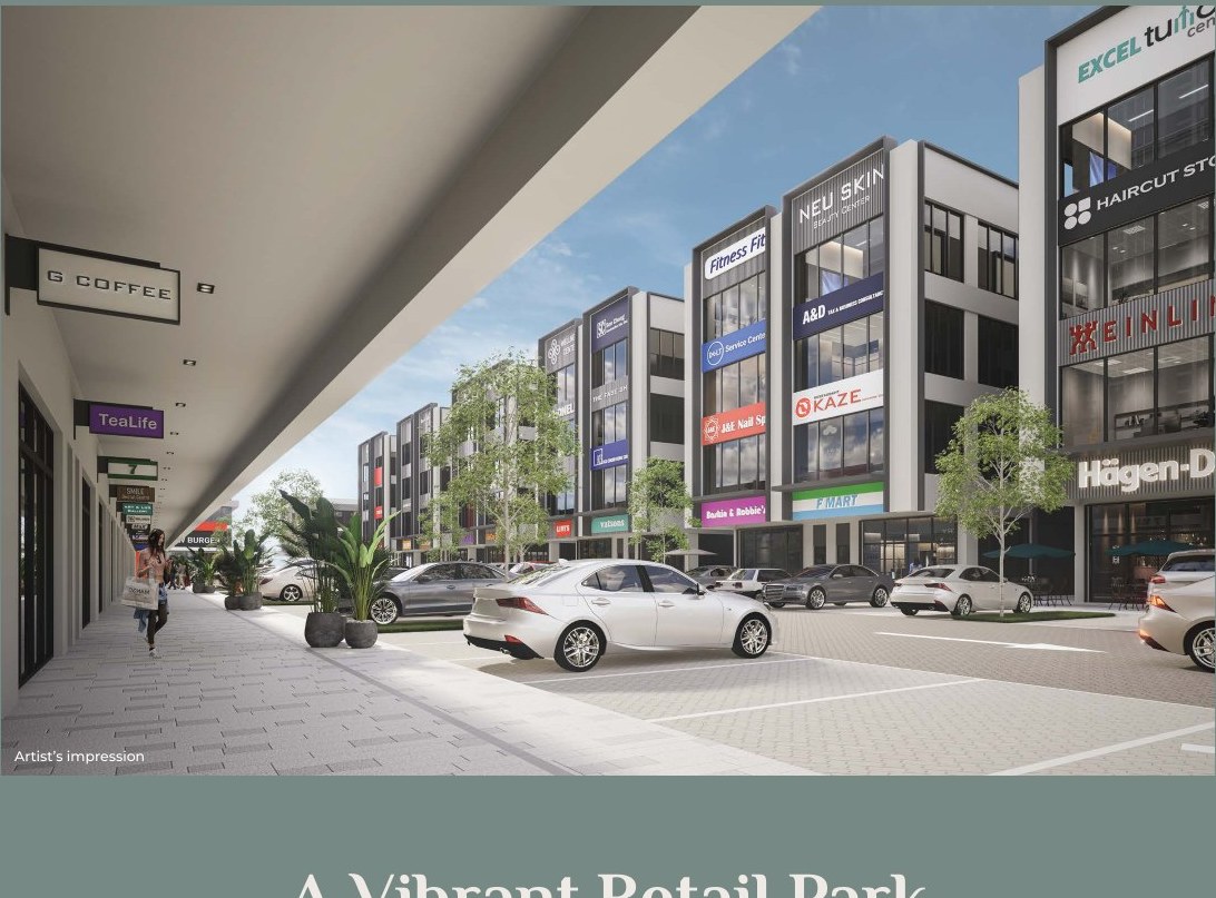 Puncak City @ Juru South building facade — Building exterior or project masterplan from the supplied or official project material