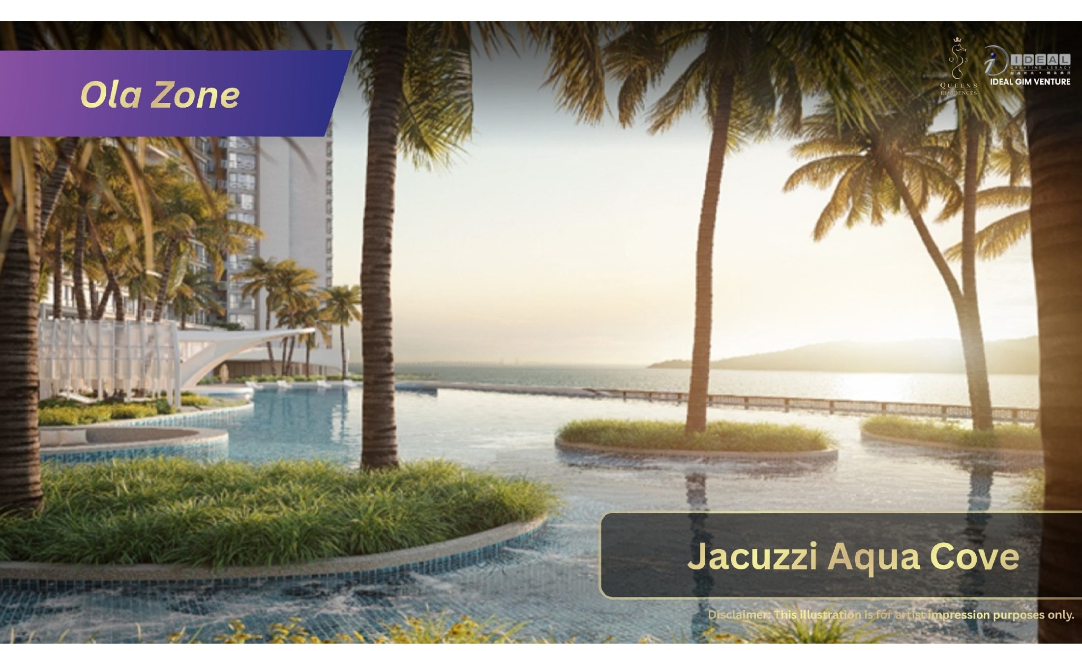 Queens Residences Q3 — Jacuzzi Aqua Cove