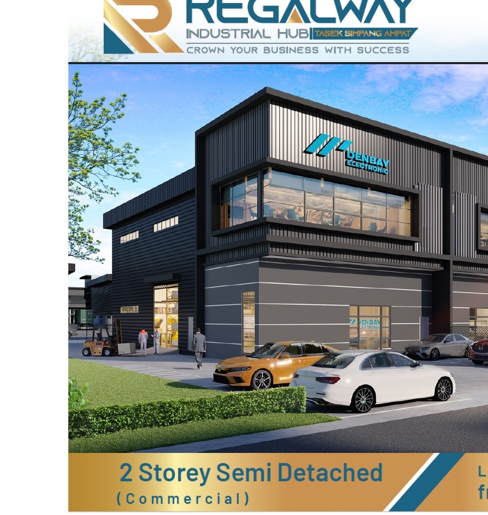 Regalway Industrial Hub (Commercial) building facade — Building exterior or project masterplan from the supplied or official project material