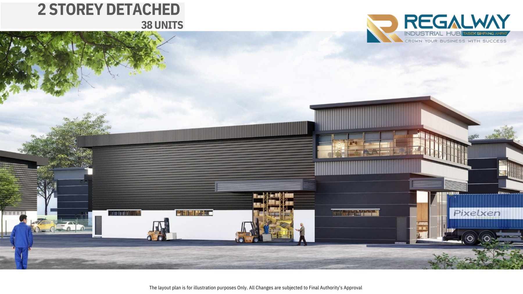 Regalway Industrial Hub — Detached factory exterior