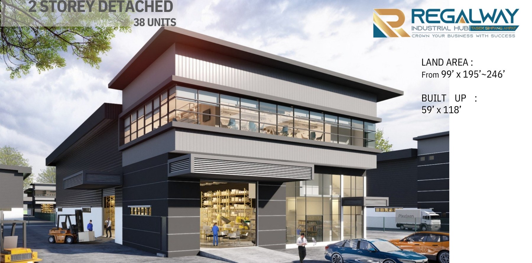 Regalway Industrial Hub building facade — Building exterior or project masterplan from the supplied or official project material