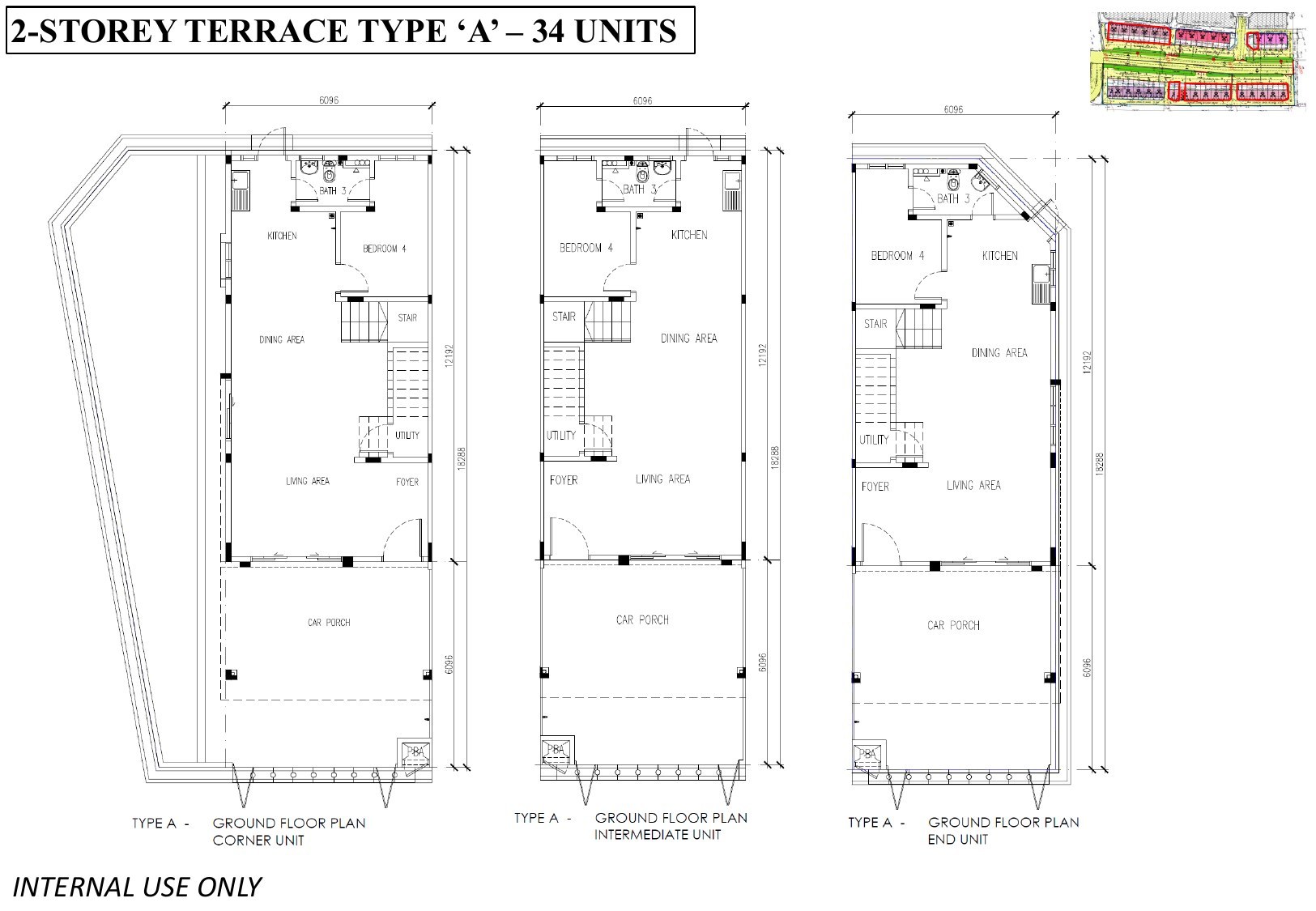 SA Terraces Type A floor plan