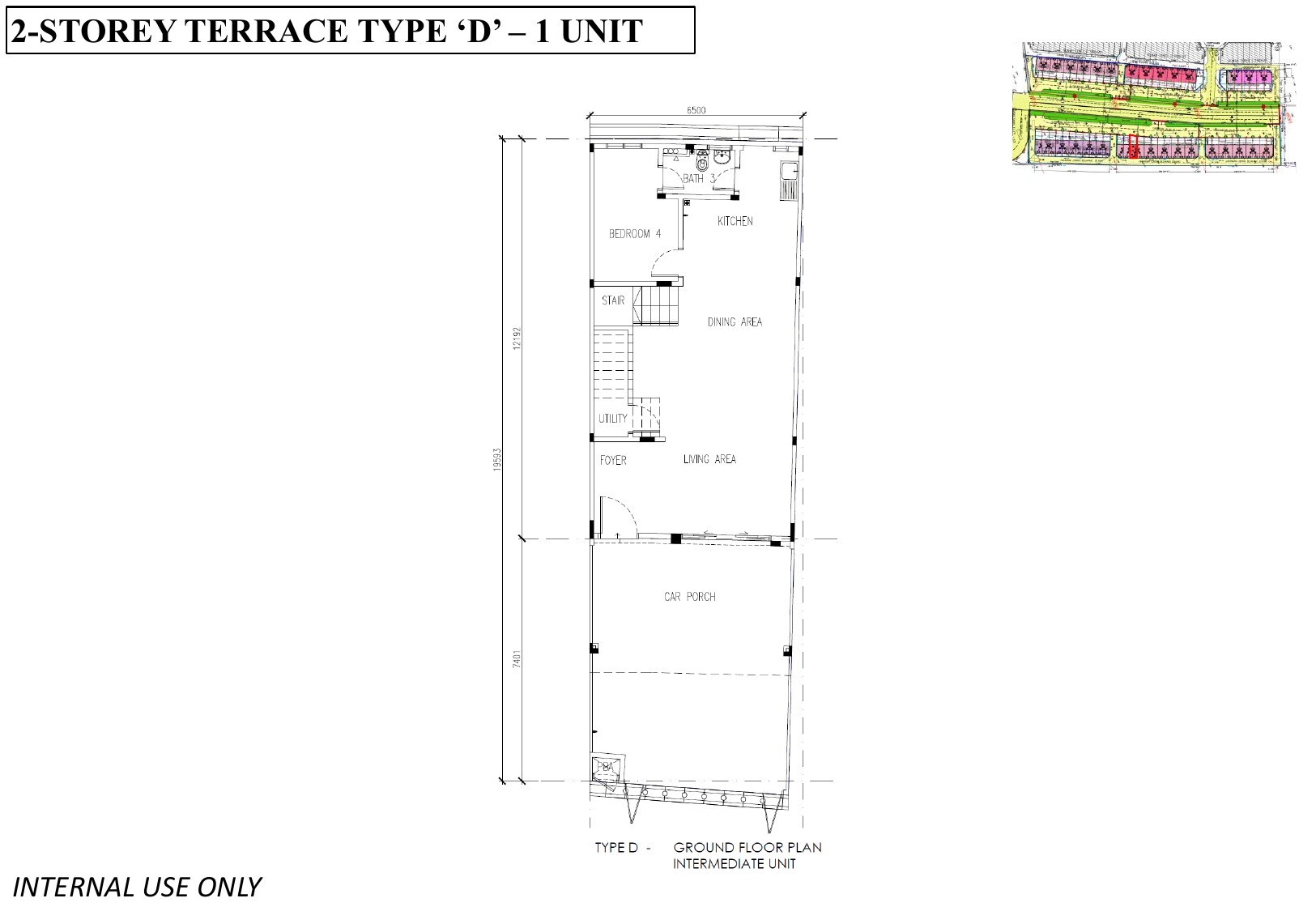 SA Terraces Type D floor plan