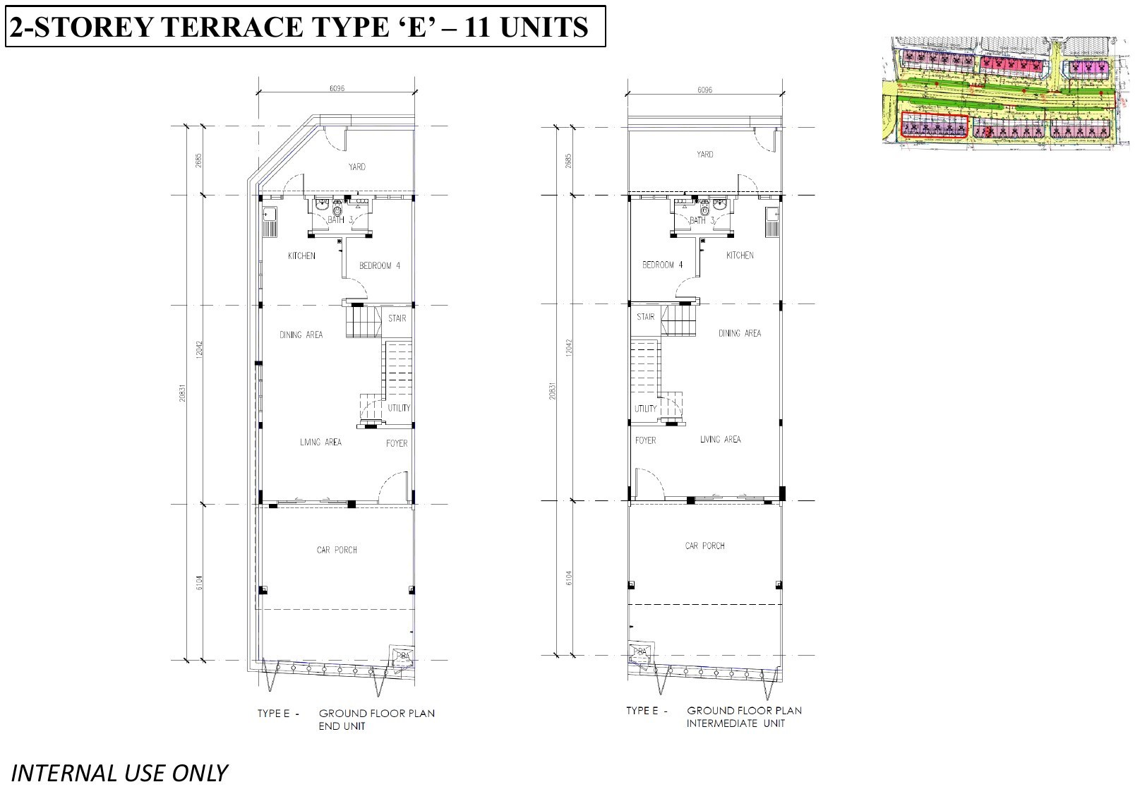 SA Terraces Type E floor plan