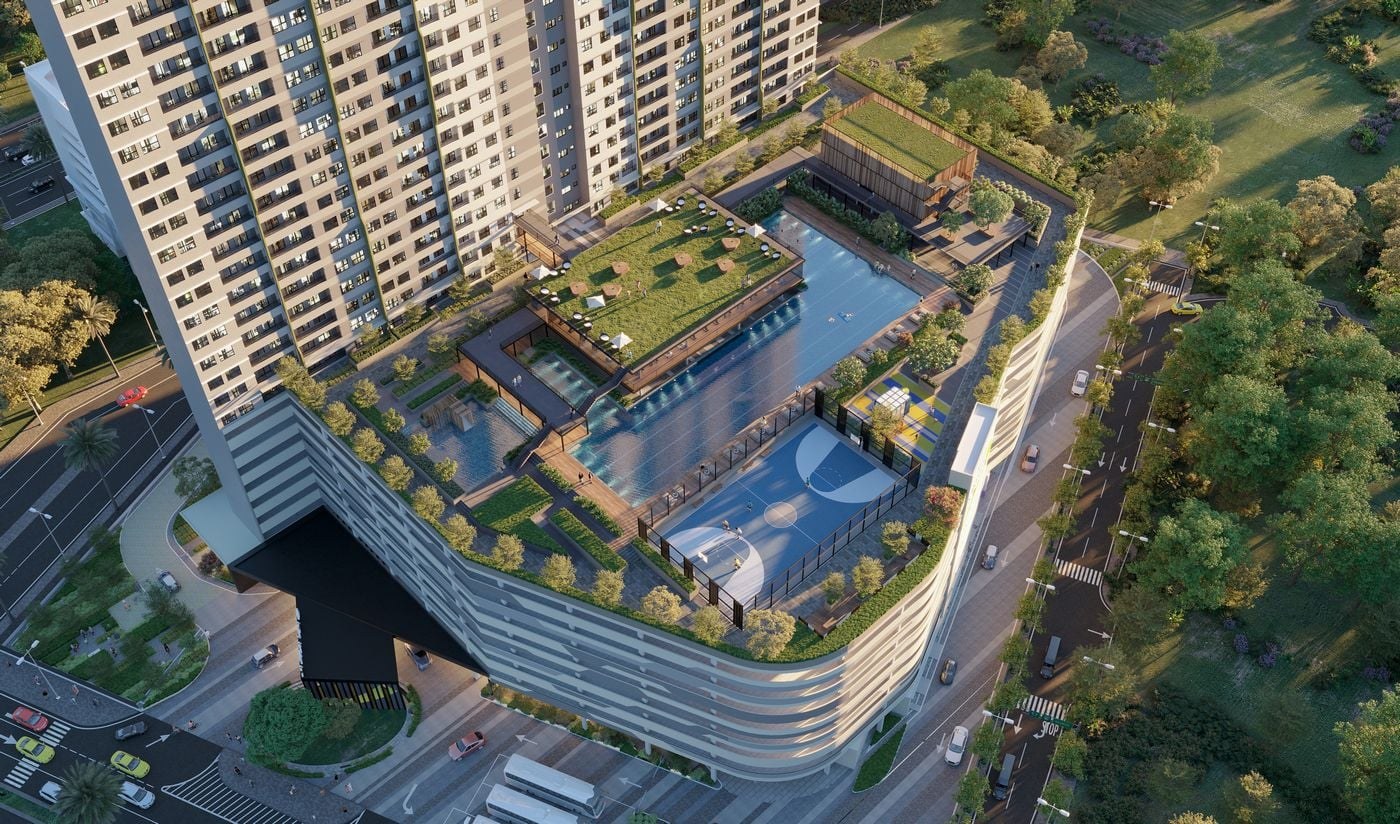 Savana Residences — Elevated facilities deck