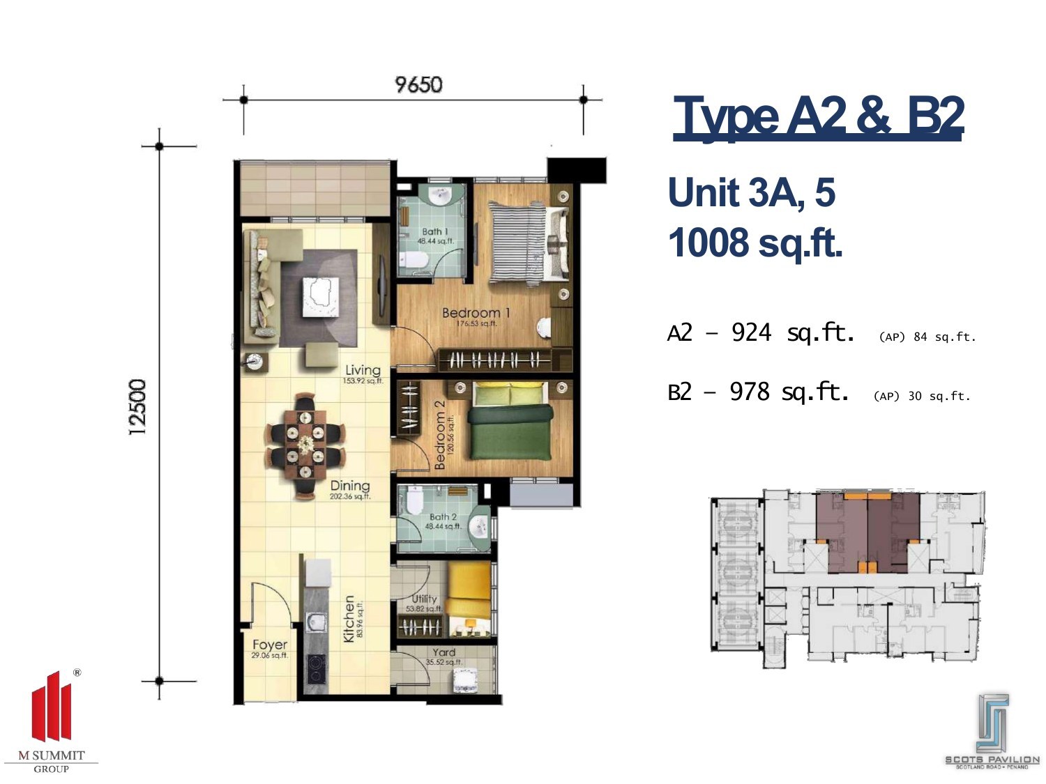 Scots Pavilion Type D floor plan