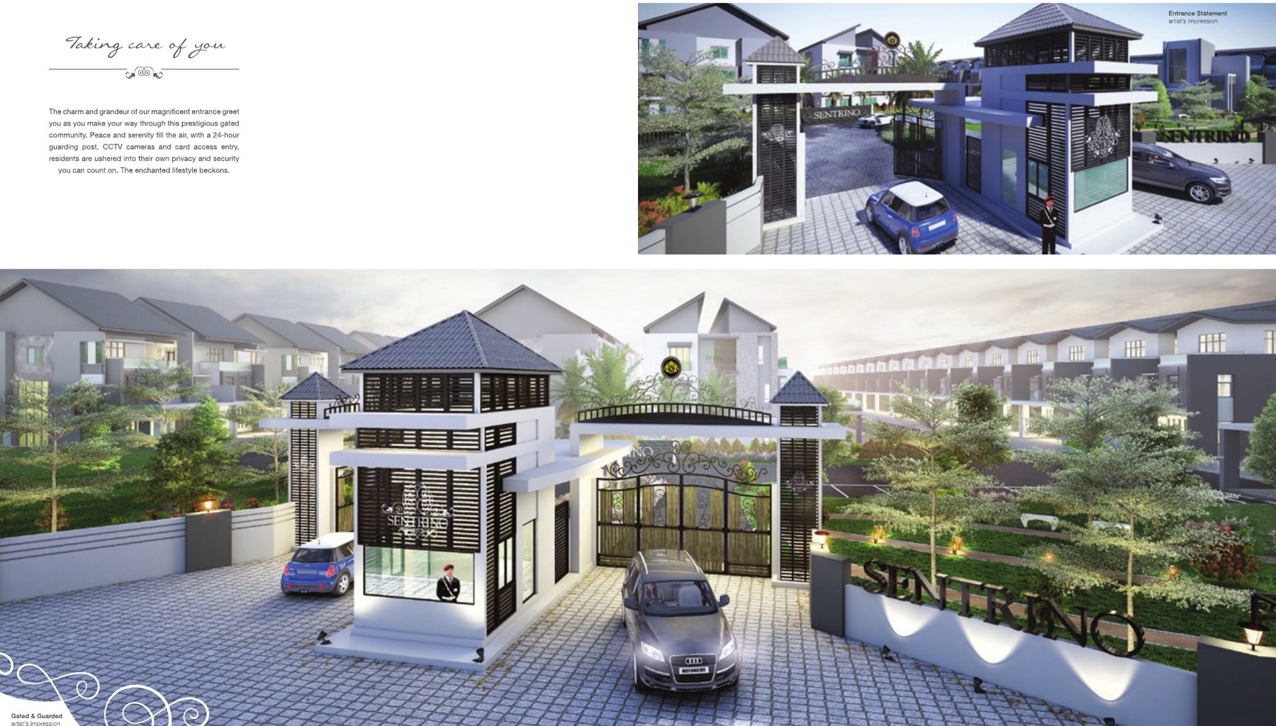 Sentrino building facade — Building exterior from the supplied project brochure