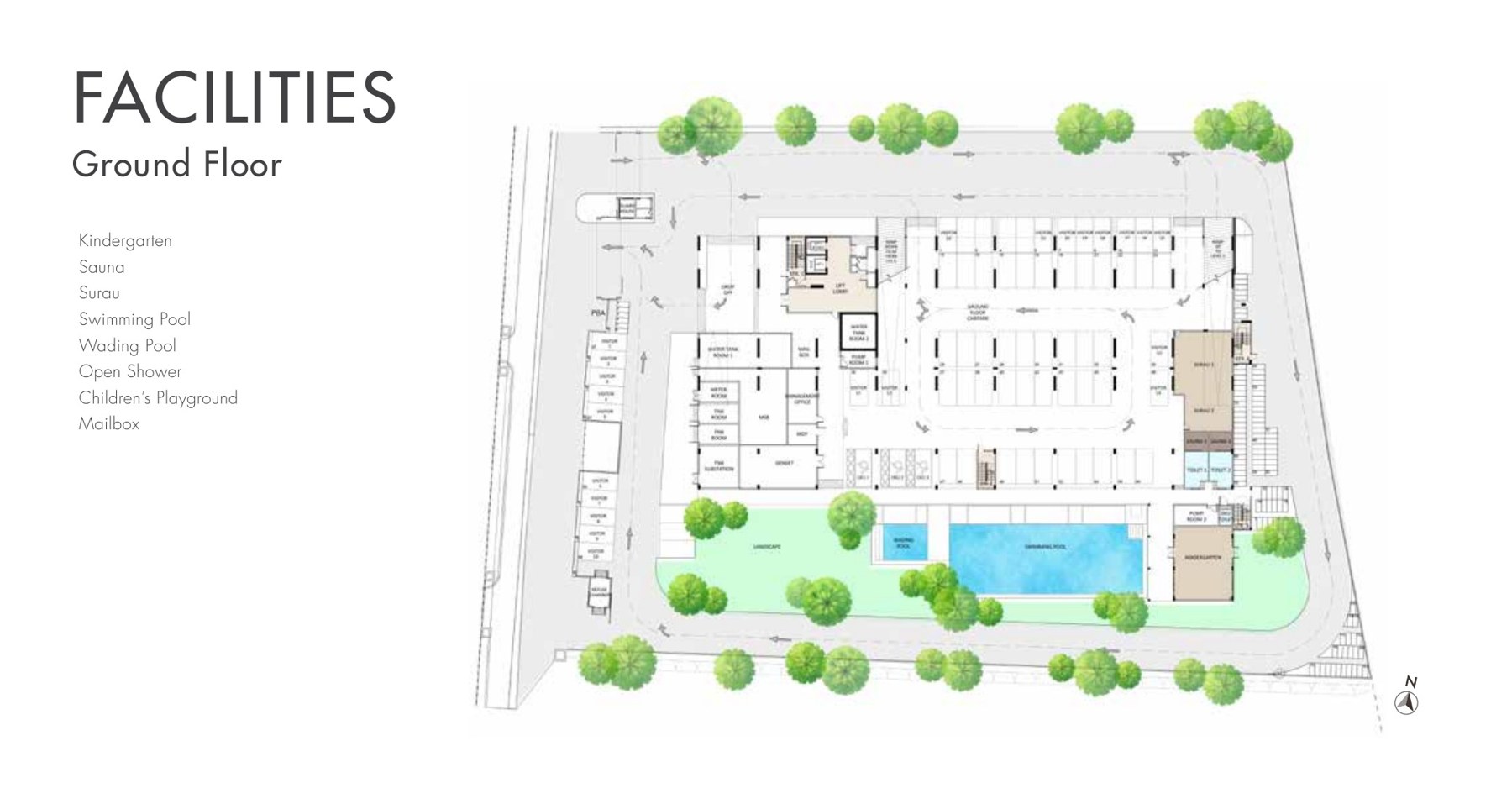 Silkspring Residence — Facilities plan