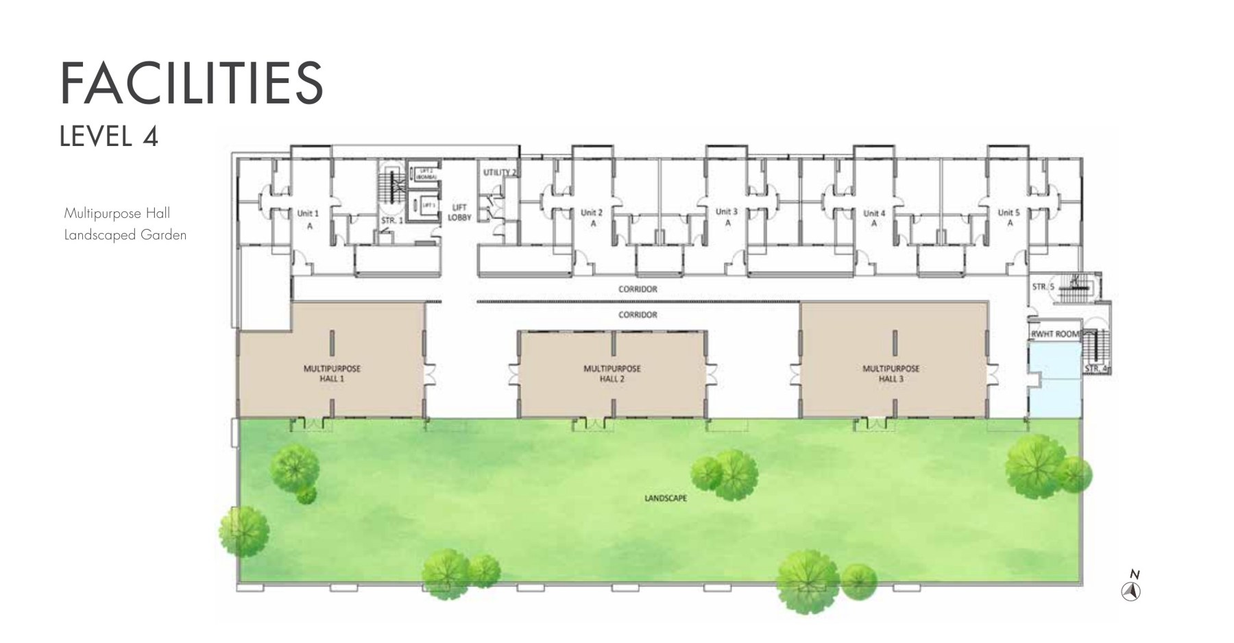 Silkspring Residence — Landscaped recreation area