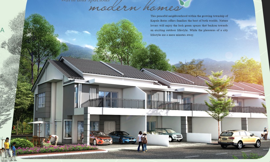Taman Bertam Saujana building facade — Building exterior from the supplied project material