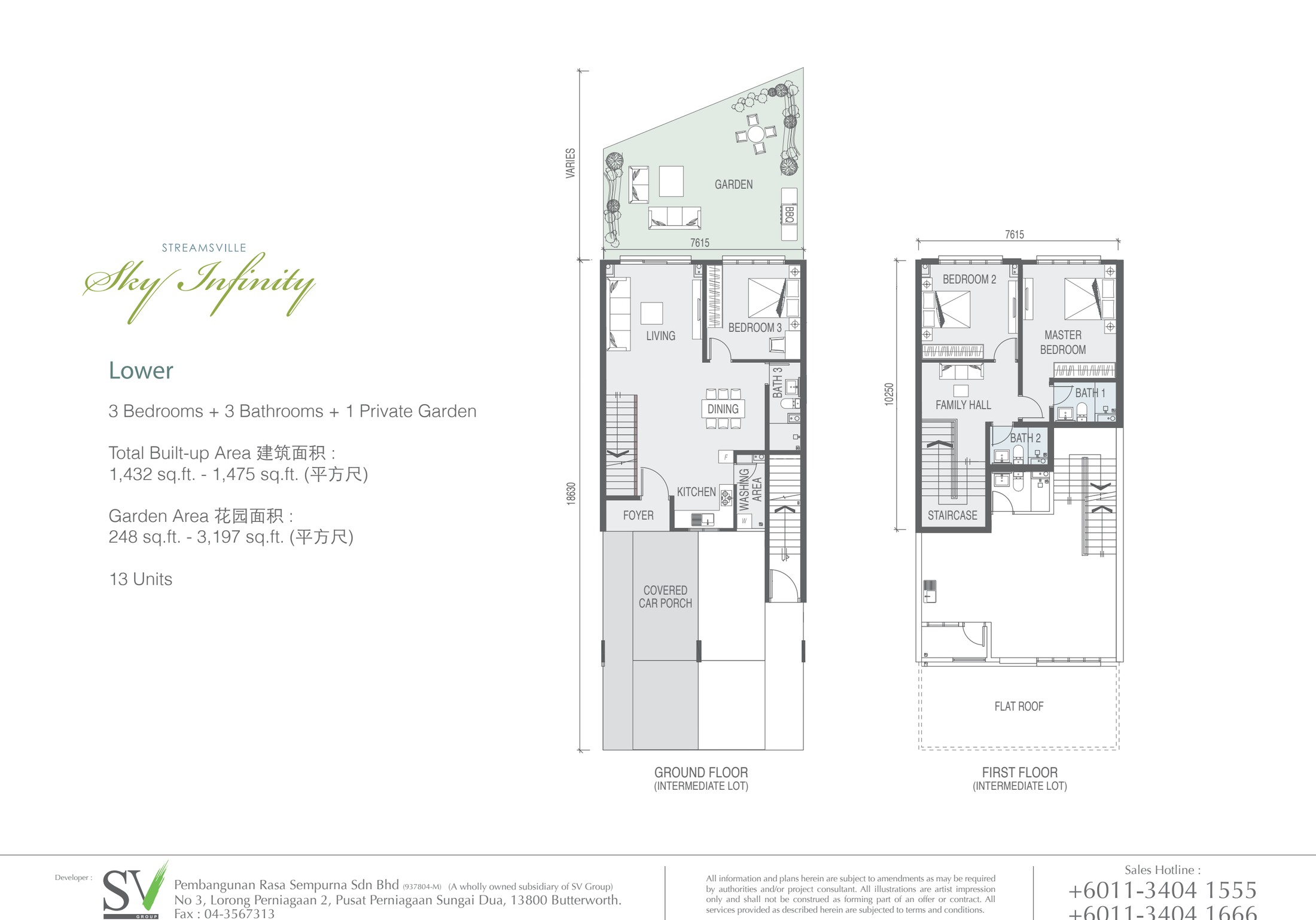 Taman Casa Utopia Duplex G1 plan