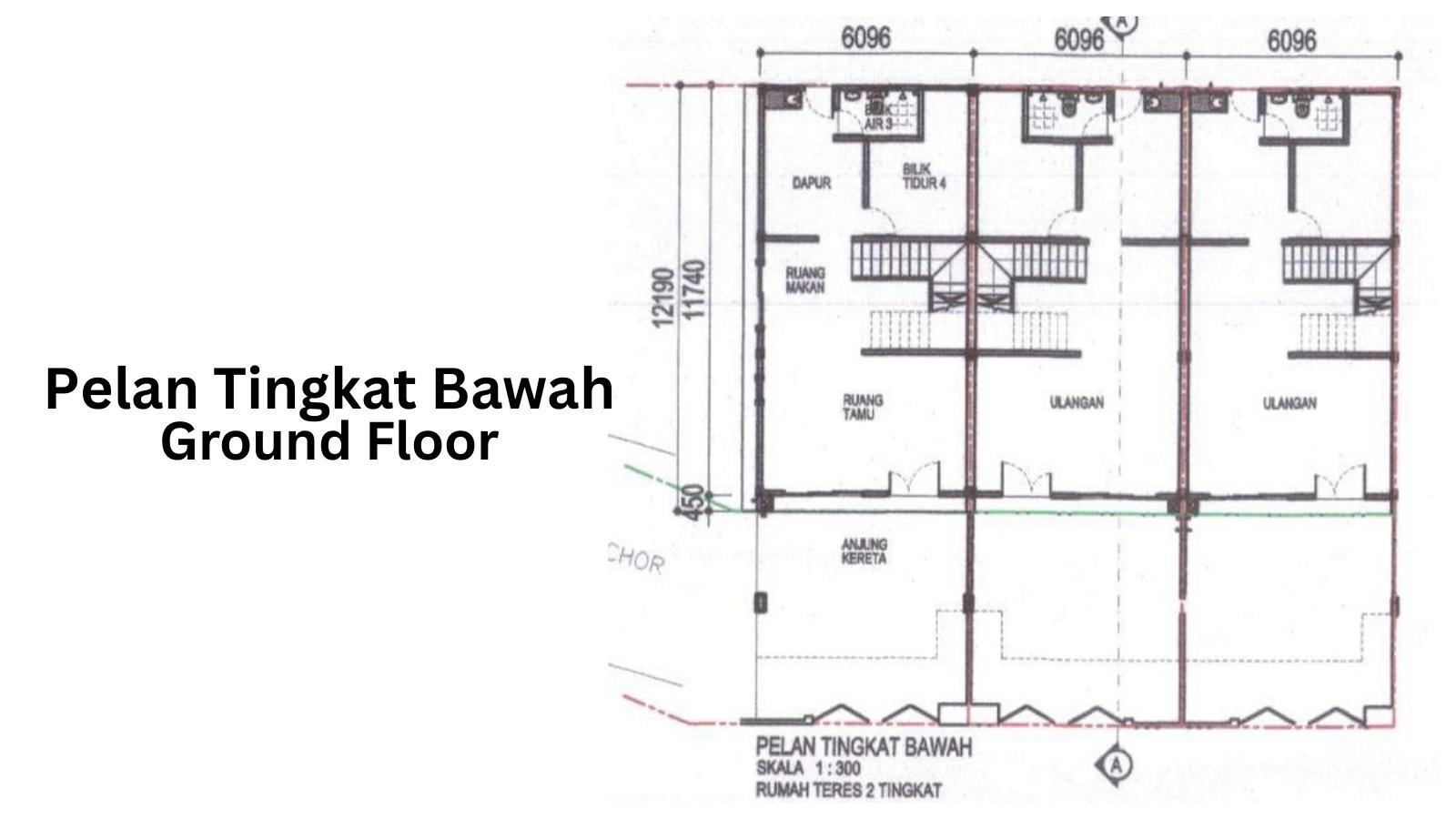 Taman Harmoni Indah ground floor plan