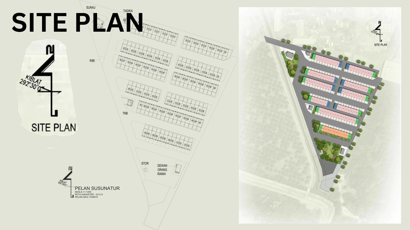 Taman Harmoni Indah — 114-home site plan