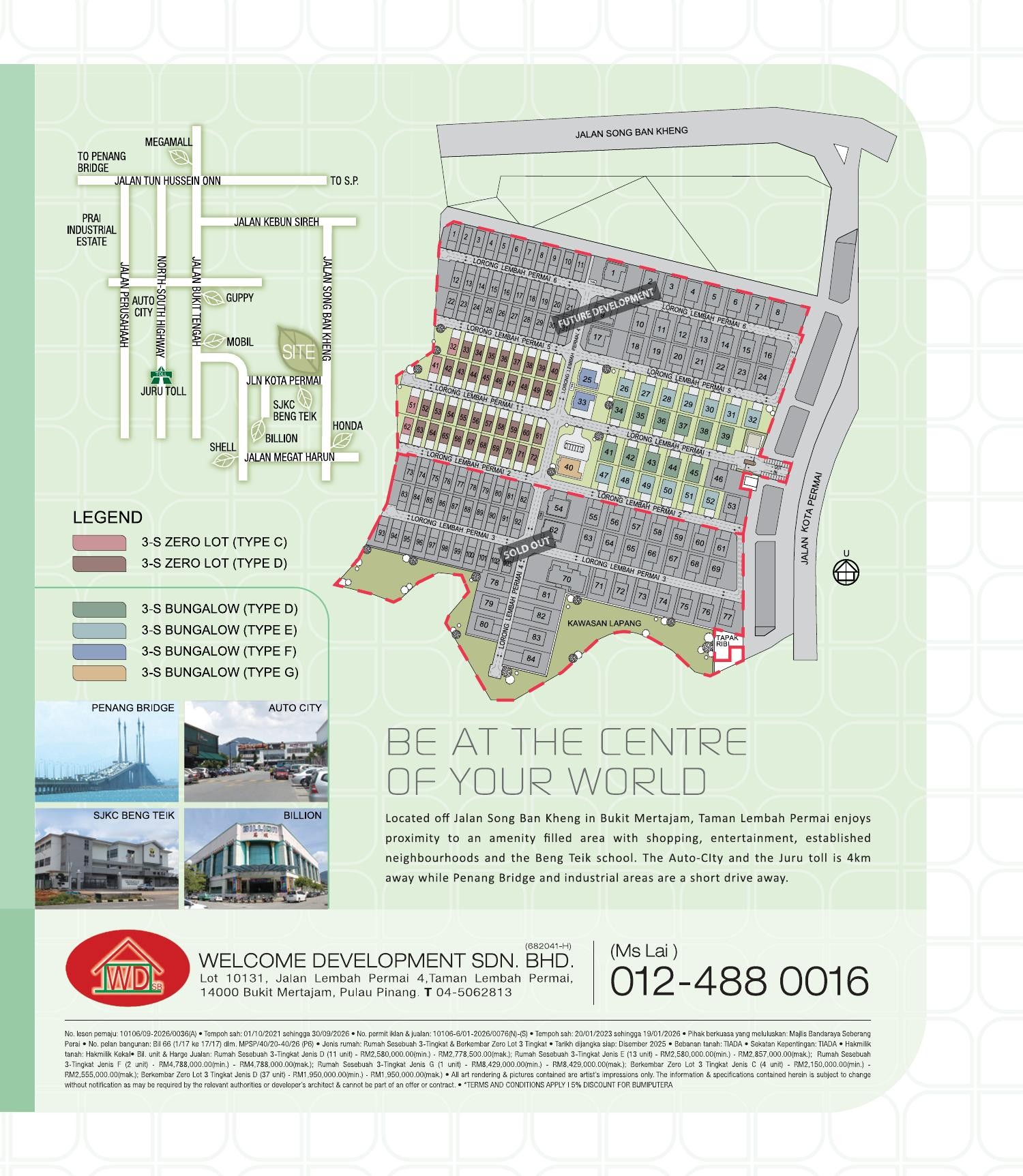 Taman Lembah Permai — Phase 5 site and location plan