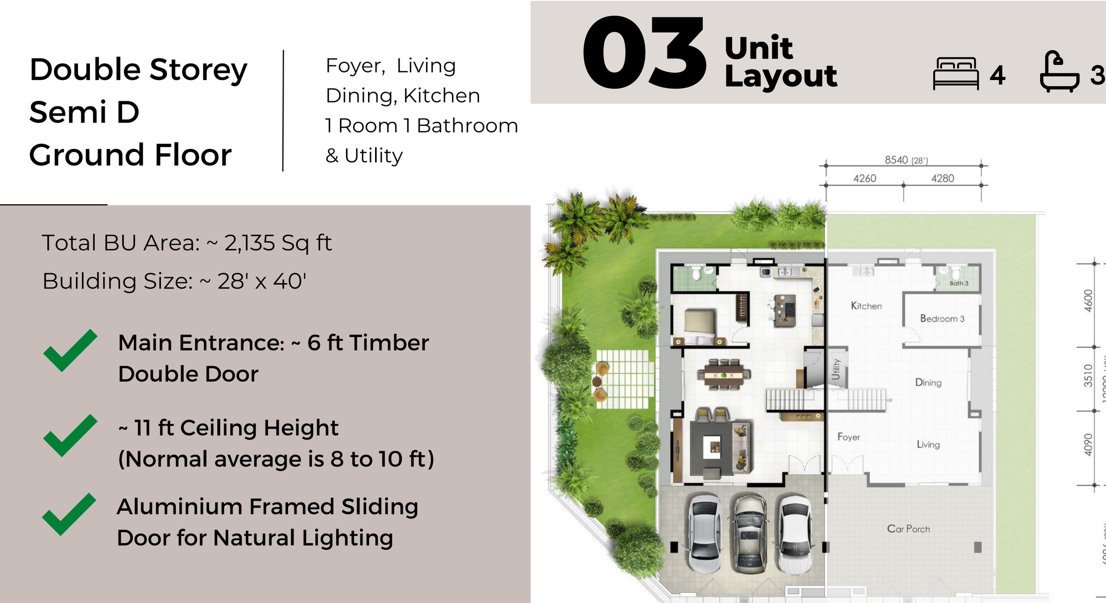 Taman Nuri Emas ground floor plan