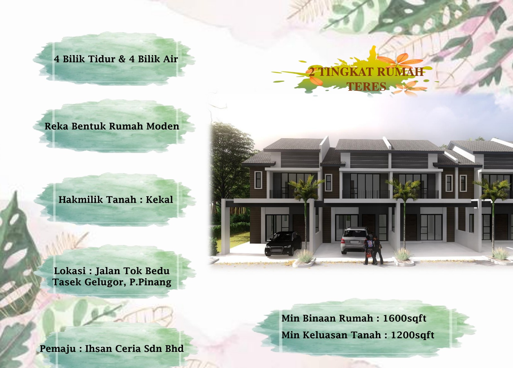 Taman Seri Bedu — Modern terrace exterior