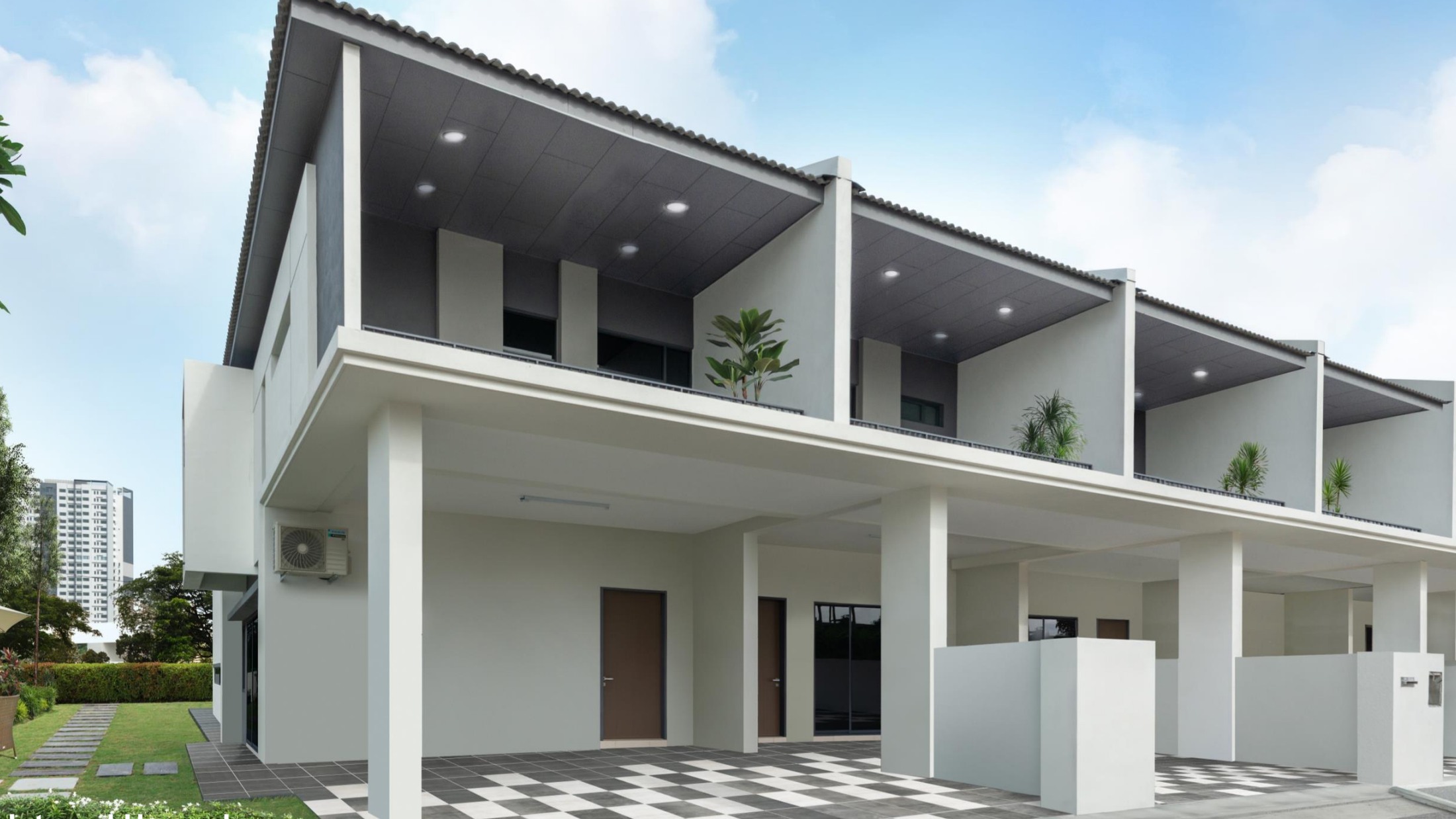 Taman Seri Vila Permai building facade — Building exterior from the supplied project material