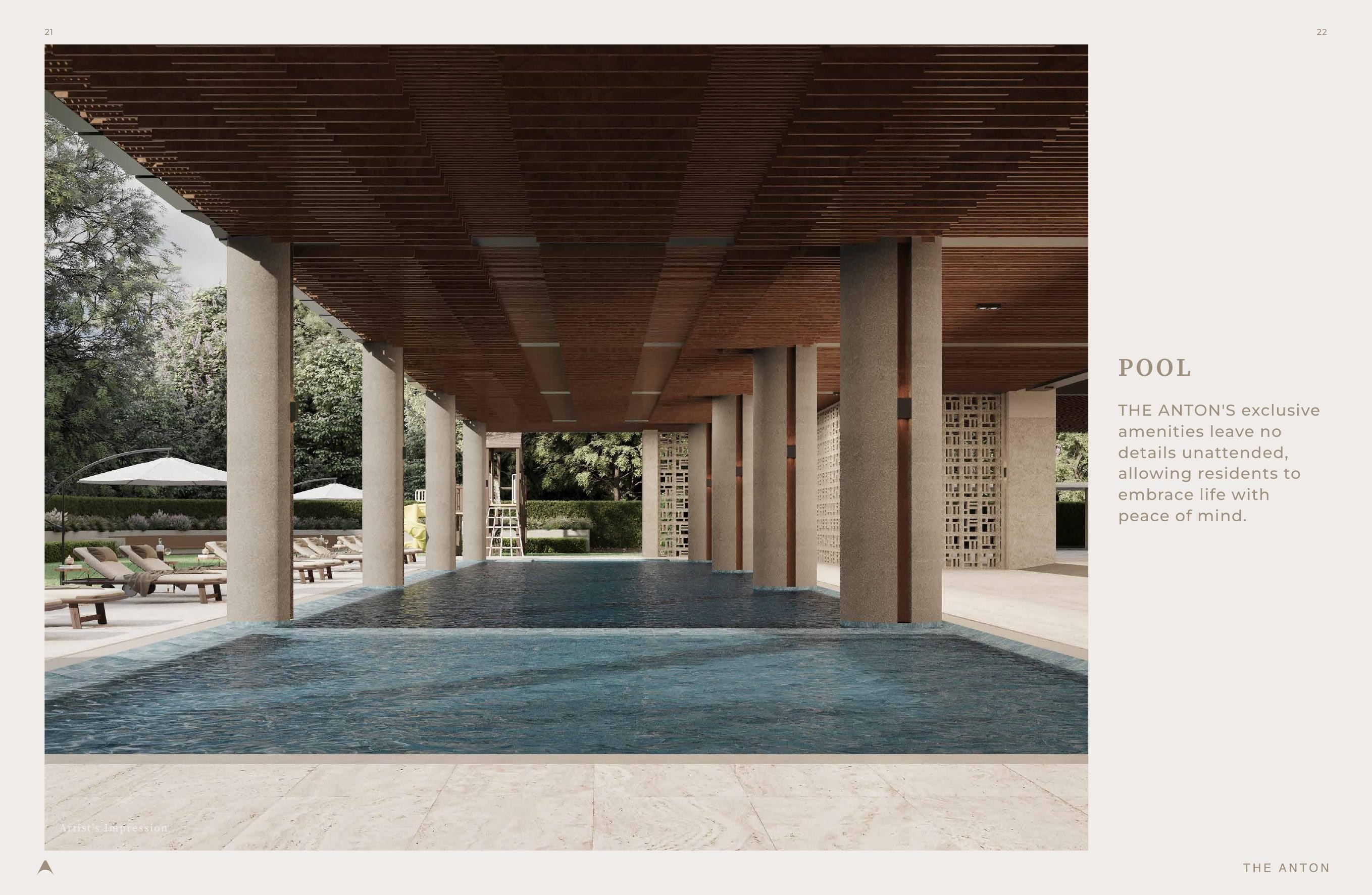 The Anton — Swimming pool