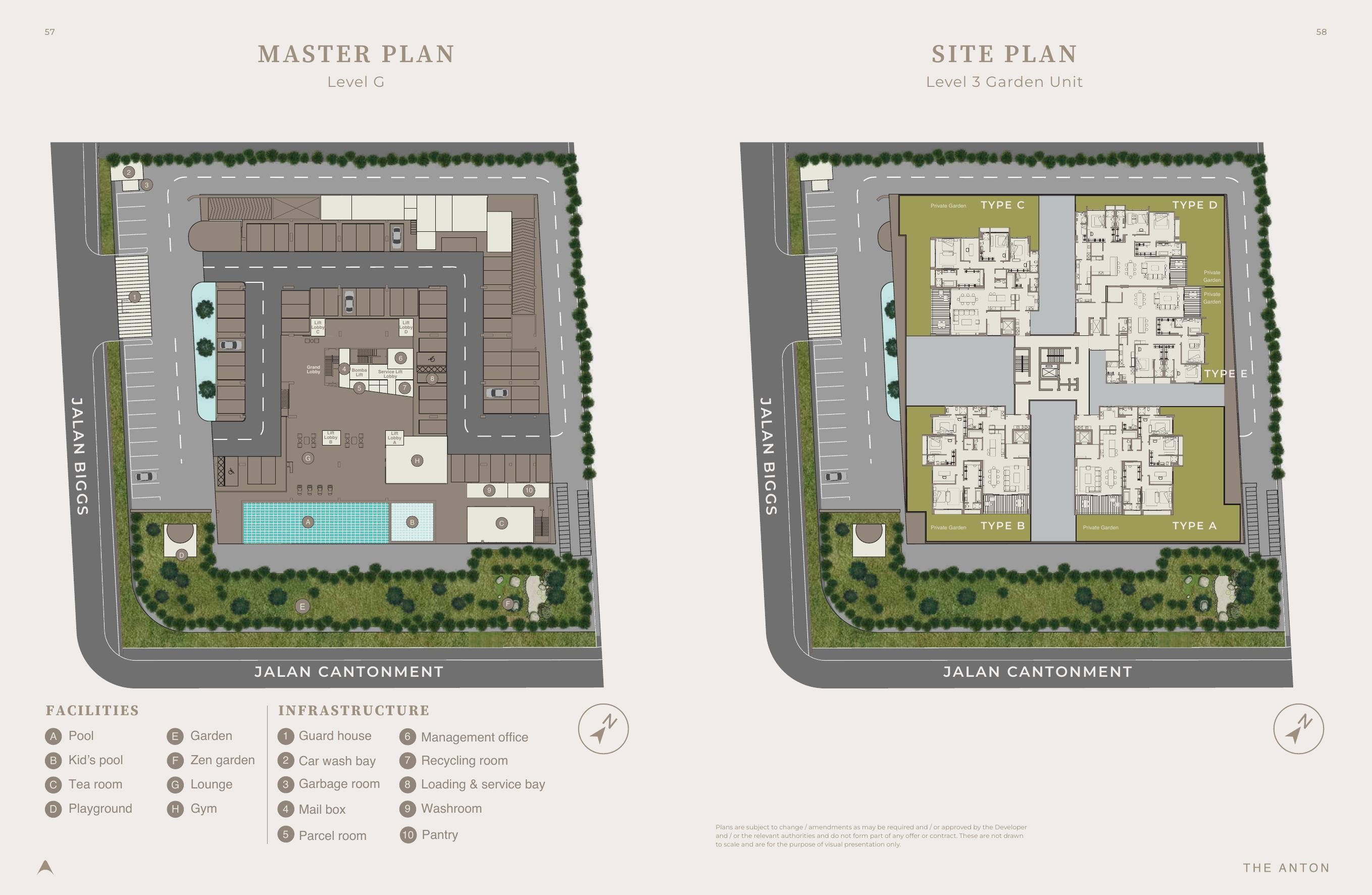 The Anton — Ground-level facilities plan