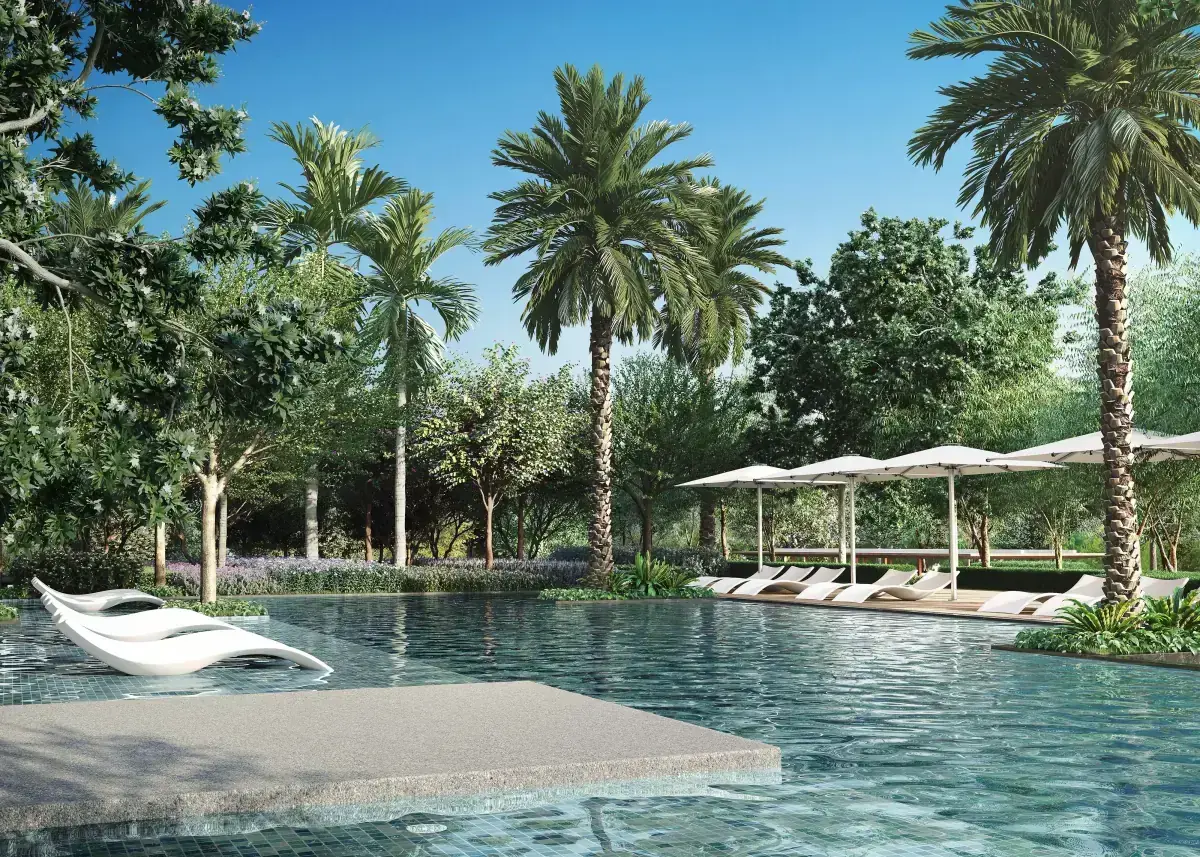 The Fount Swimming pool, artist impression