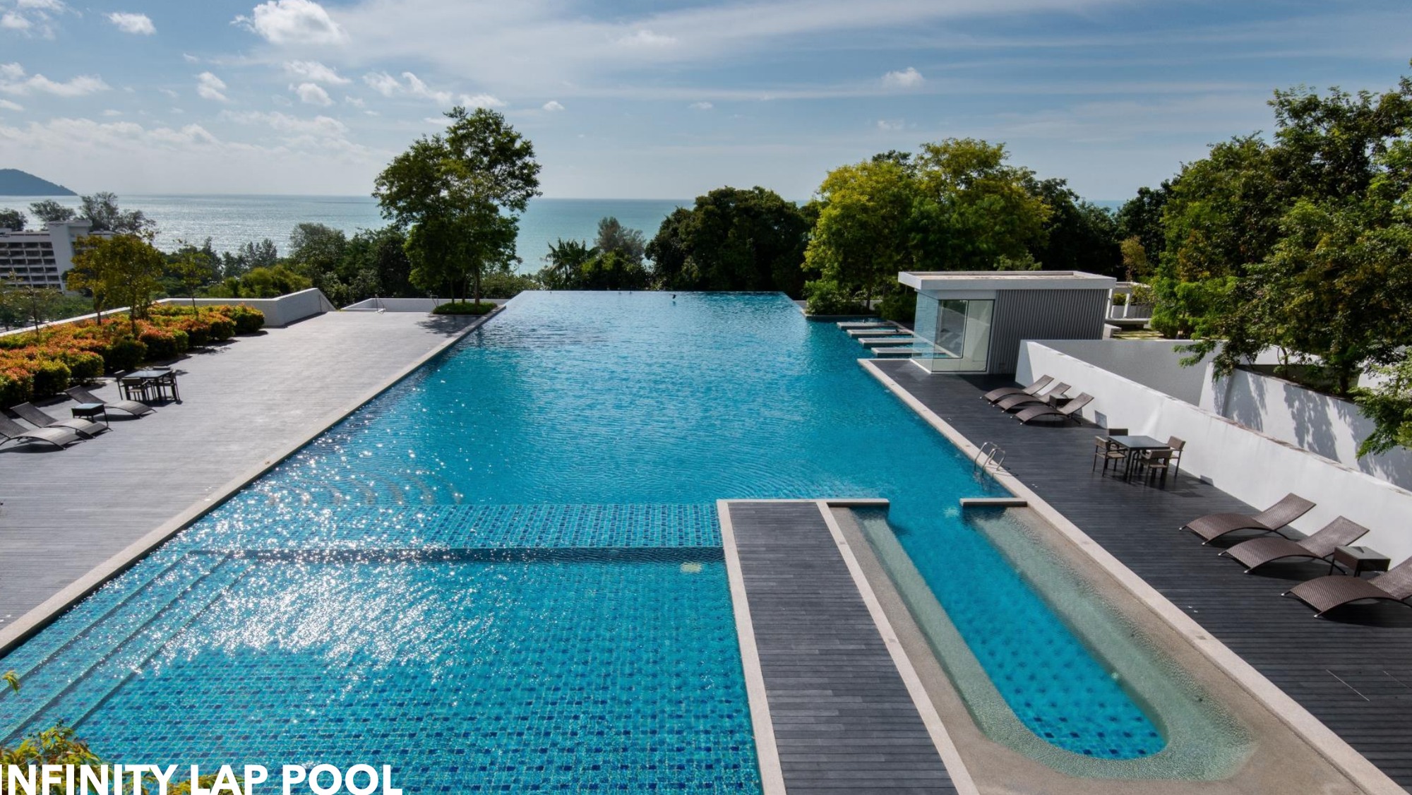 The Marin — Forty-metre infinity pool