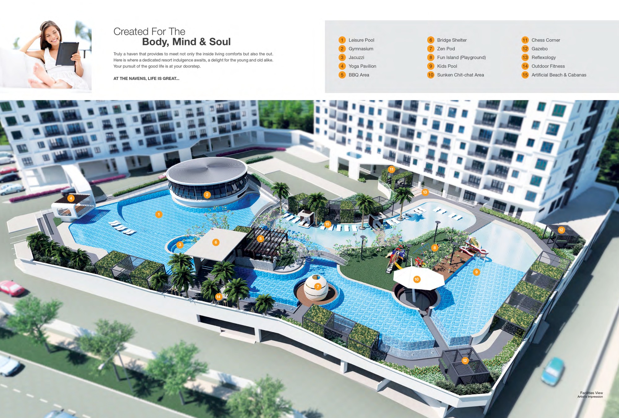 The Navens — Central resort facilities plan