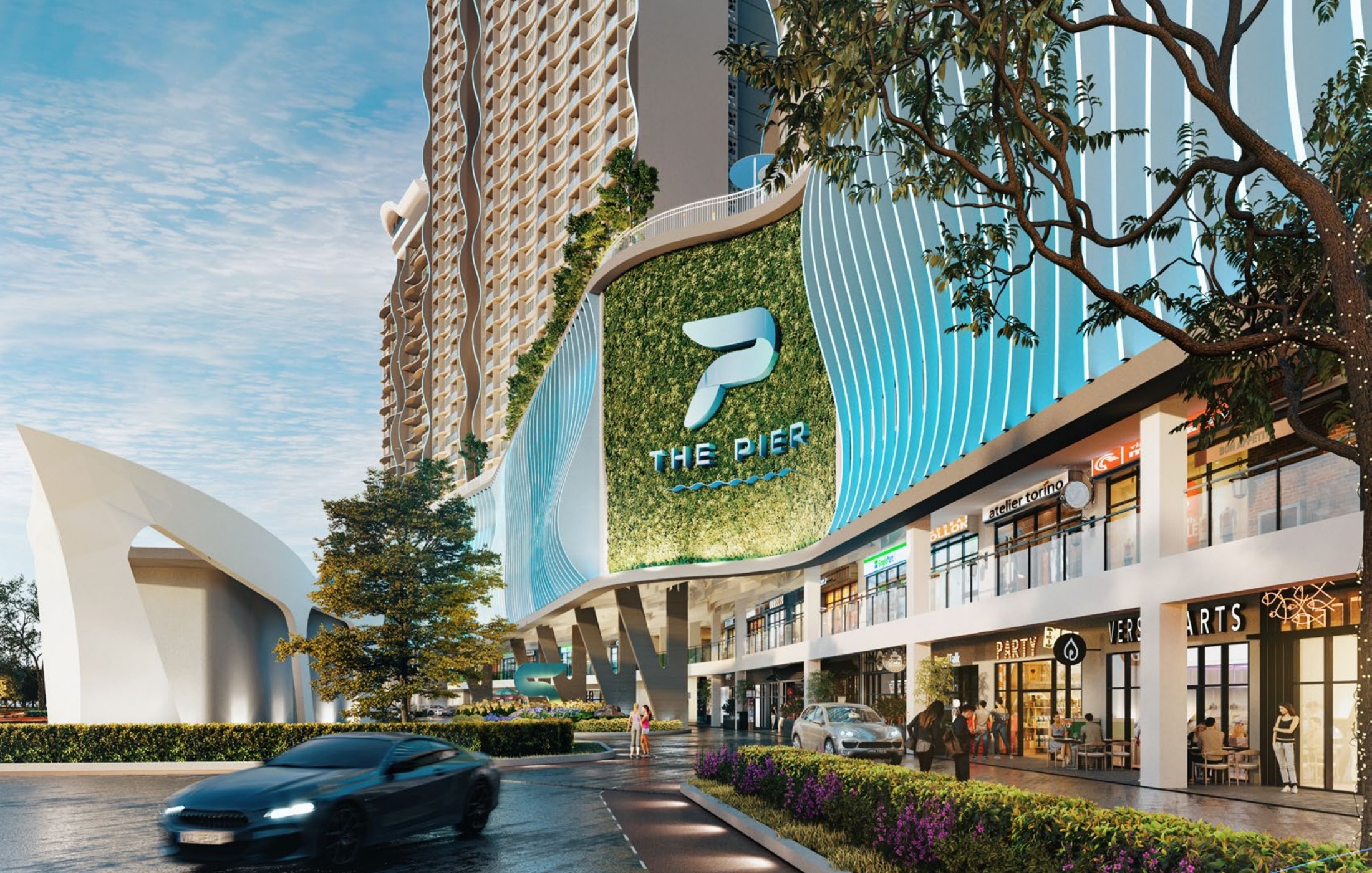 The Pier — Arrival exterior and skyline