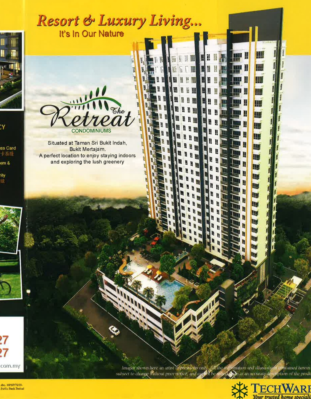 The Retreat Condominium building facade — Building exterior from the supplied project material