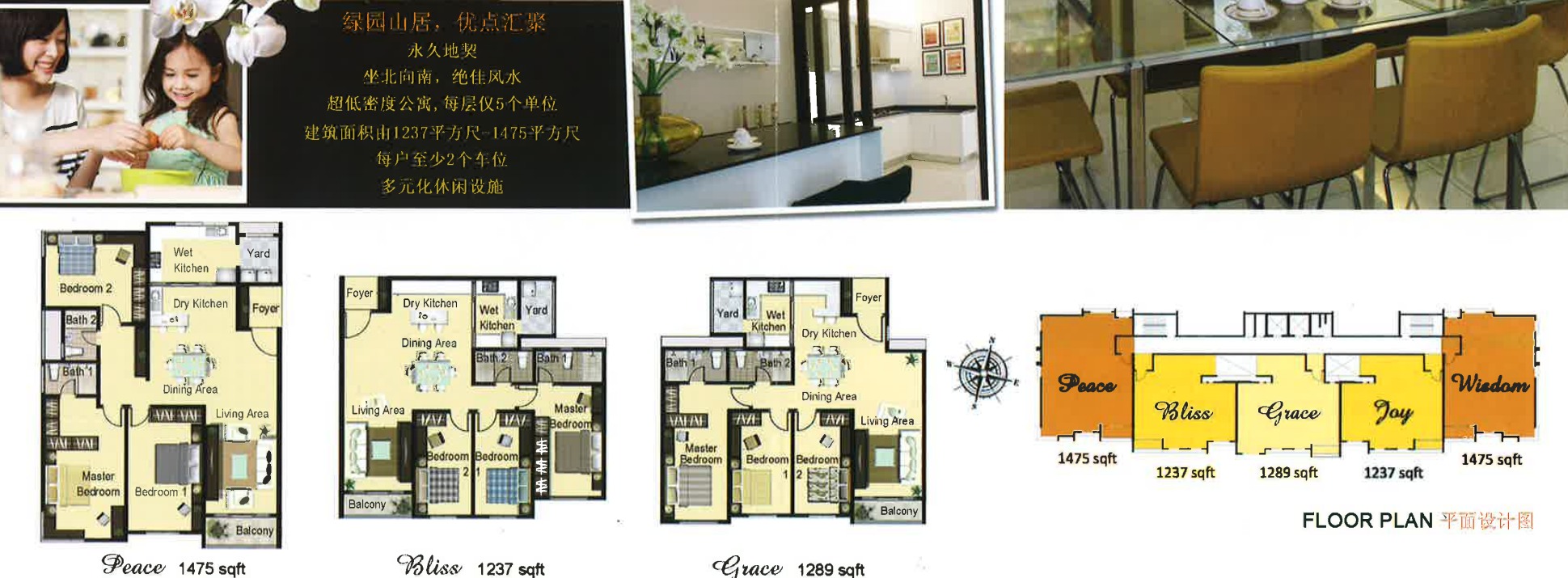 The Retreat Condominium floor plans
