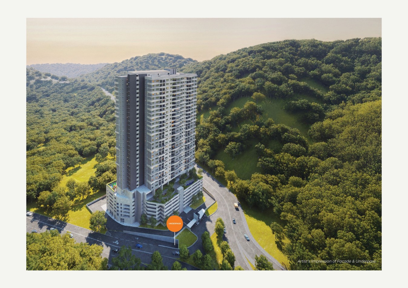 The Skyline — Hillside setting
