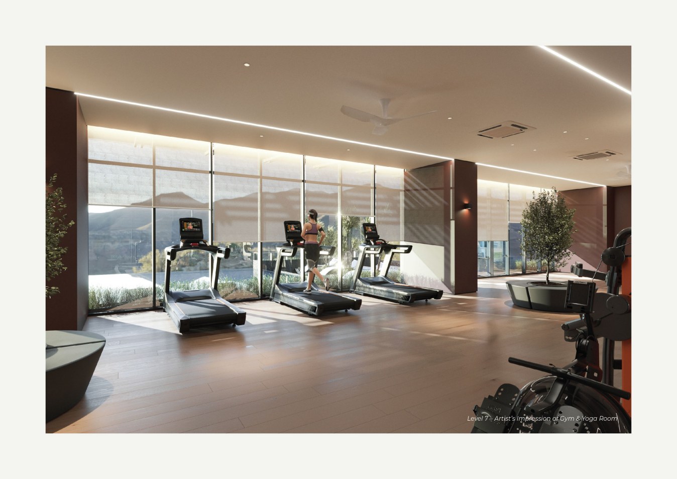 The Skyline — Gym and yoga room
