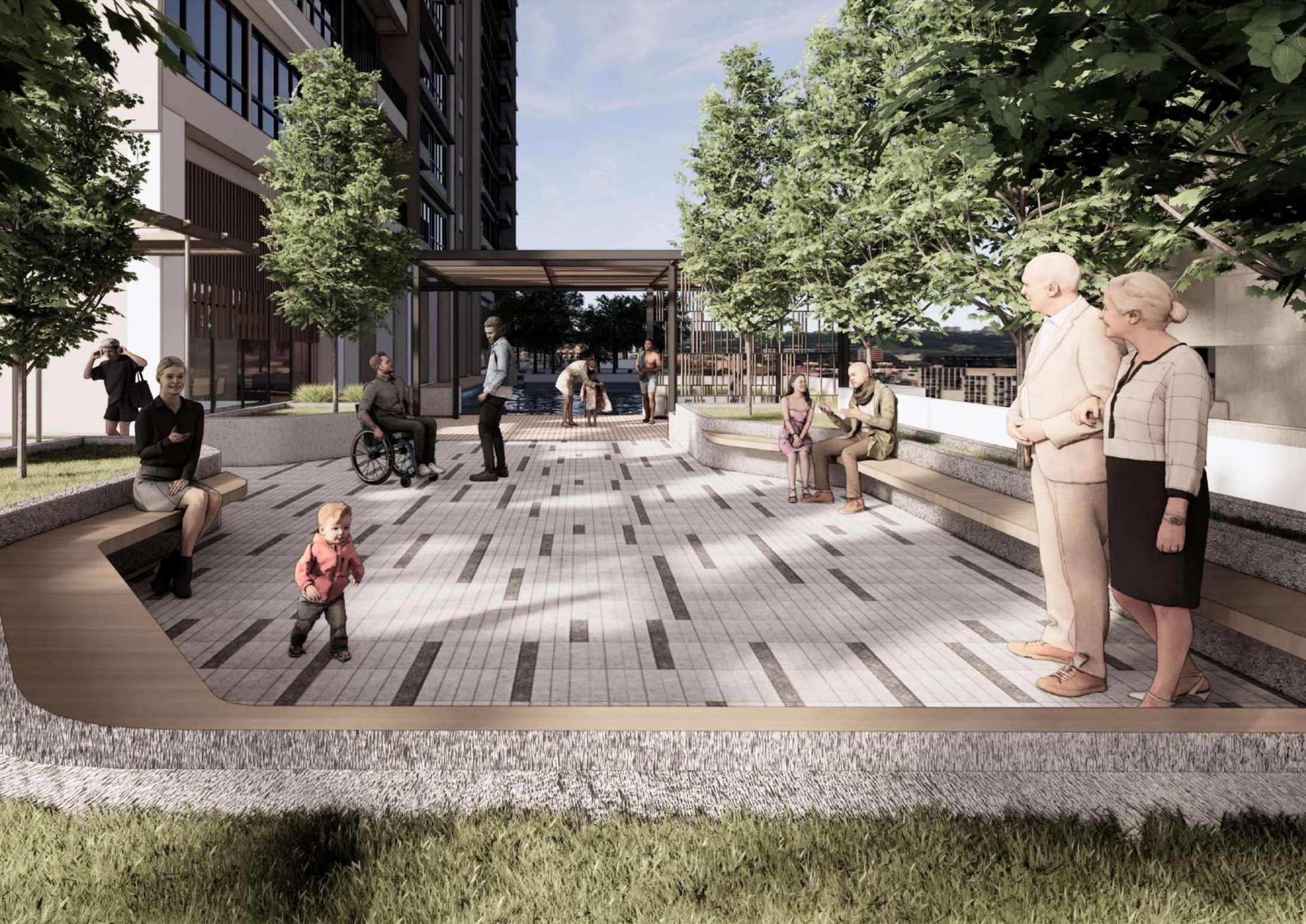 Tuan Pavilion — Arrival plaza