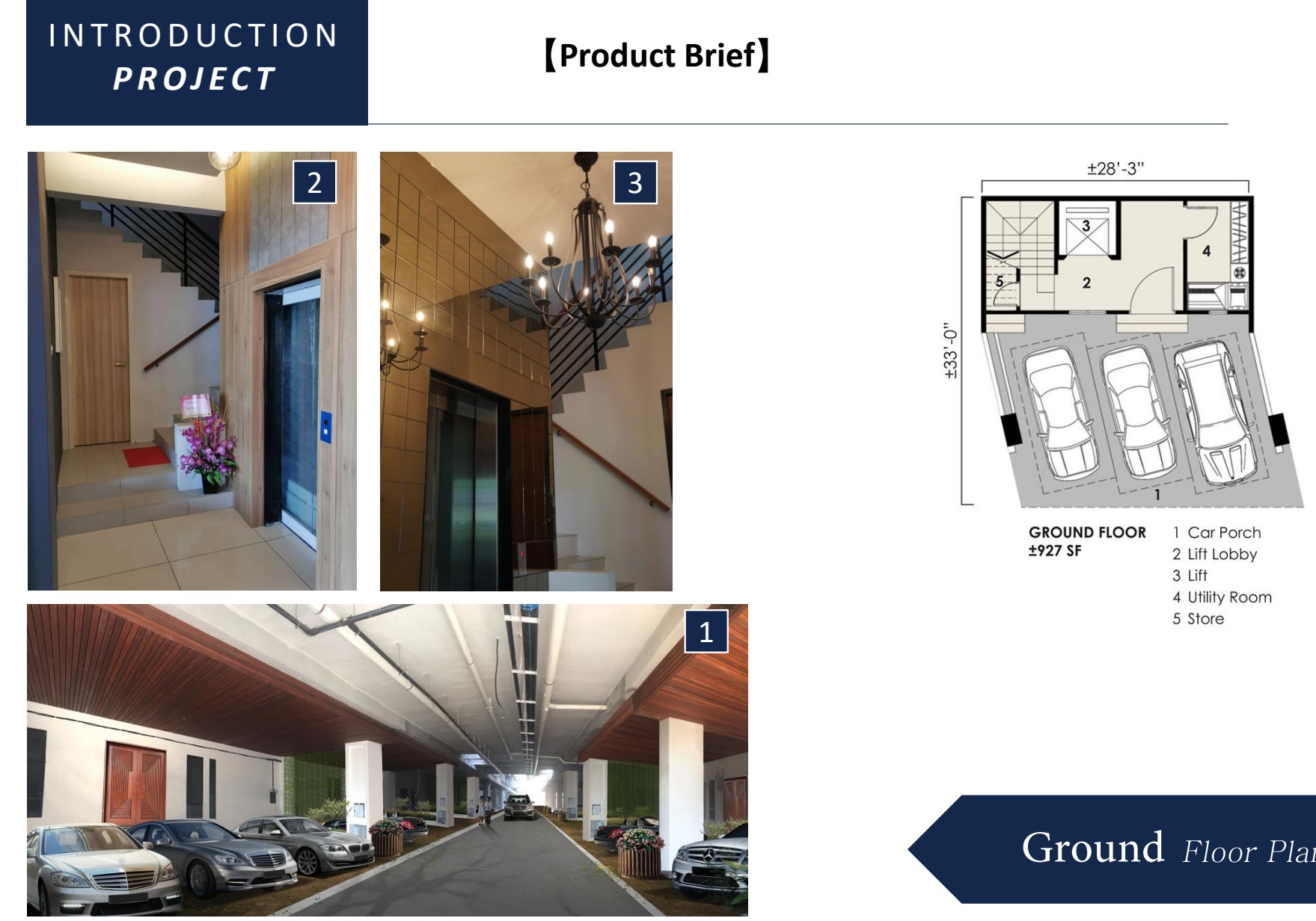 UL Residence ground-floor plan