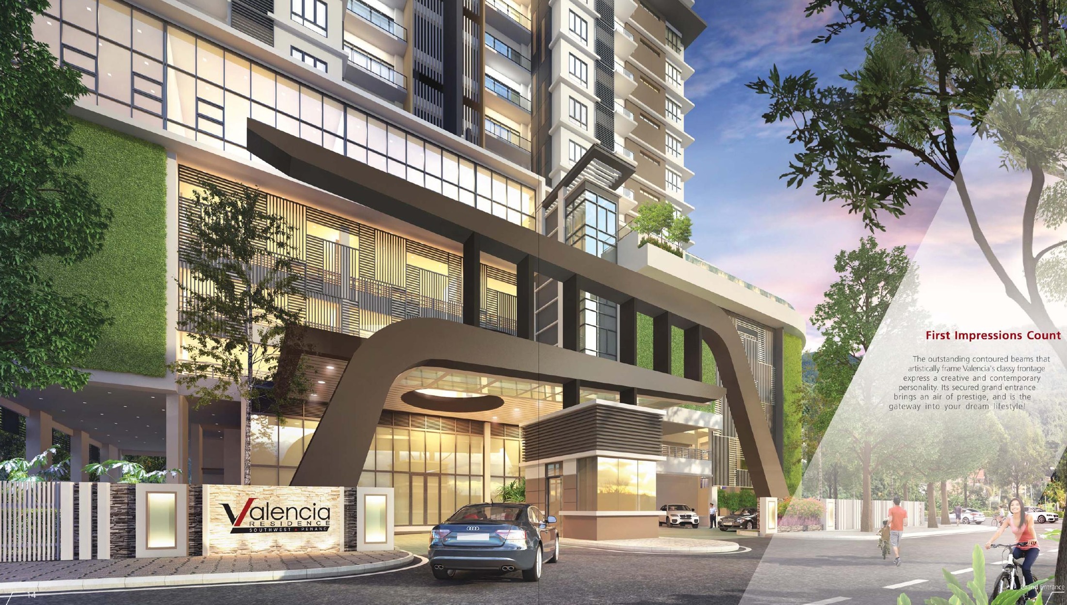 Valencia Residence — Drop-off arrival