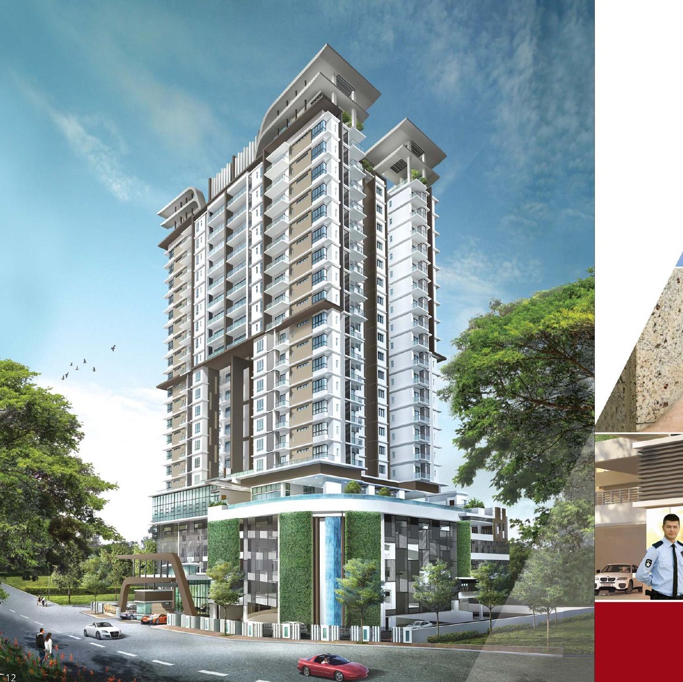 Valencia Residence building facade — Developer’s artist impression