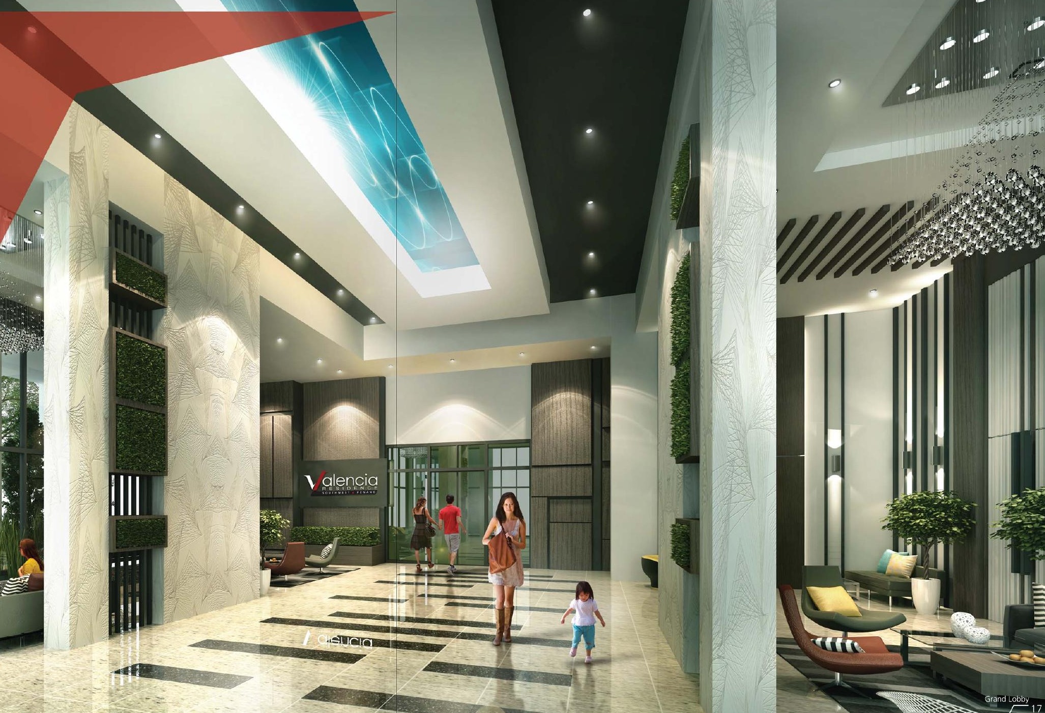 Valencia Residence — Entrance lobby